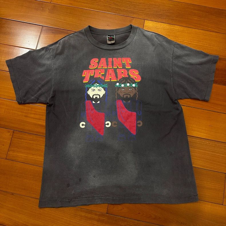 Saint Michael Saint Michael Wash and make old black Lego God short sleev Size US XL / EU 56 / 4 - 1 Thumbnail