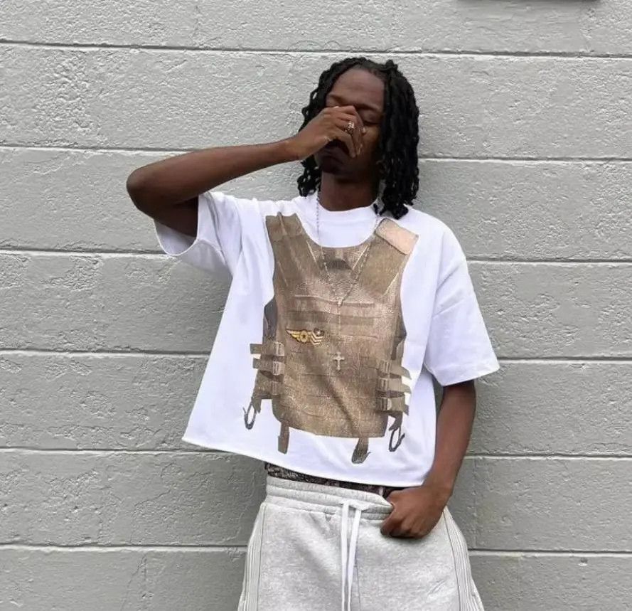 Japanese Brand × Vintage A Bulletproof Vest Graphic T Shirts Casual Size US XXL / EU 58 / 5 - 1 Thumbnail