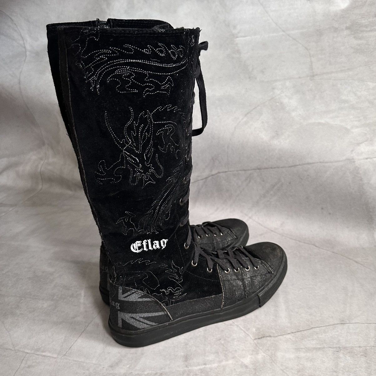 Adidas × Y's Japan Punk Yohji Yamamoto Style Boxing Biker Converse Vibe Size US 9.5 / EU 42-43 - 5 Thumbnail