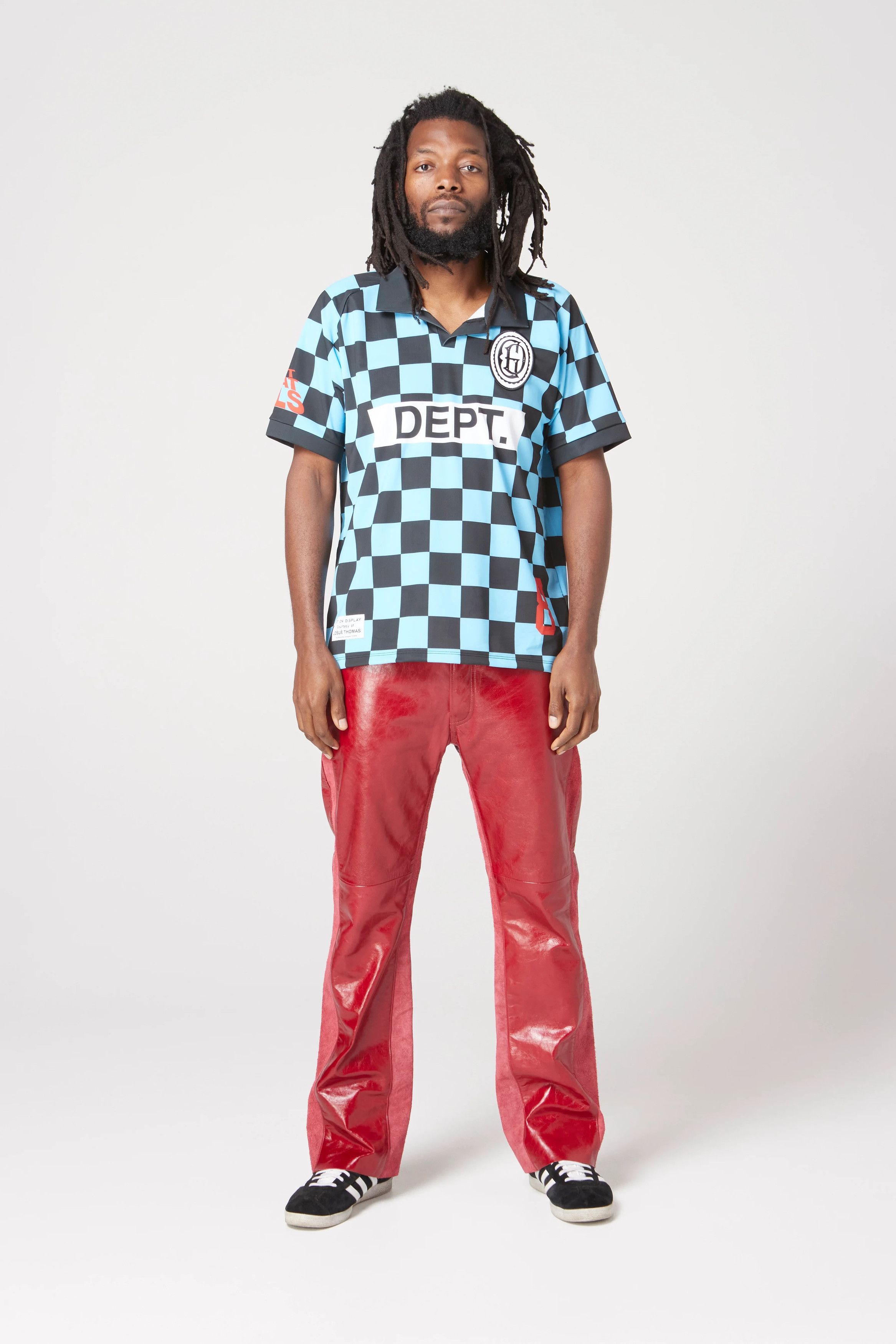 Gallery Dept. o1mle0725 Alvarado Soccer Jersey Check Polo Shirt Multicolor Size US M / EU 48-50 / 2 - 8 Thumbnail