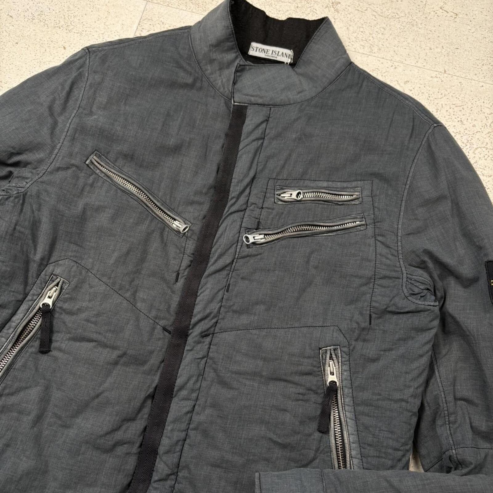 Stone Island 00’s Stone Island Biker Jacket (M) Size US M / EU 48-50 / 2 - 3 Thumbnail