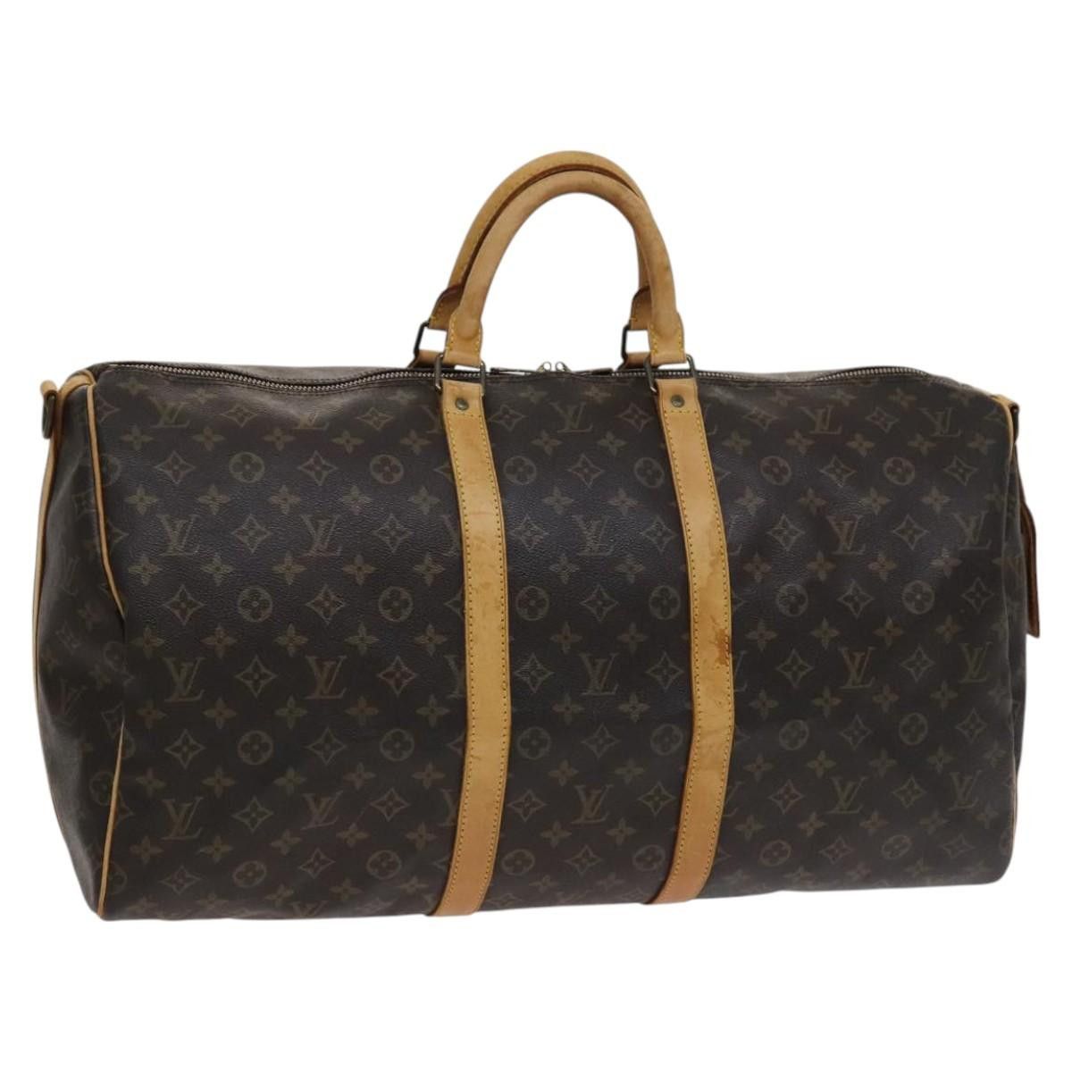 Louis Vuitton Keepall 50 Brown Canvas Travel Bag (Pre-Owned) Size ONE SIZE - 1 Thumbnail