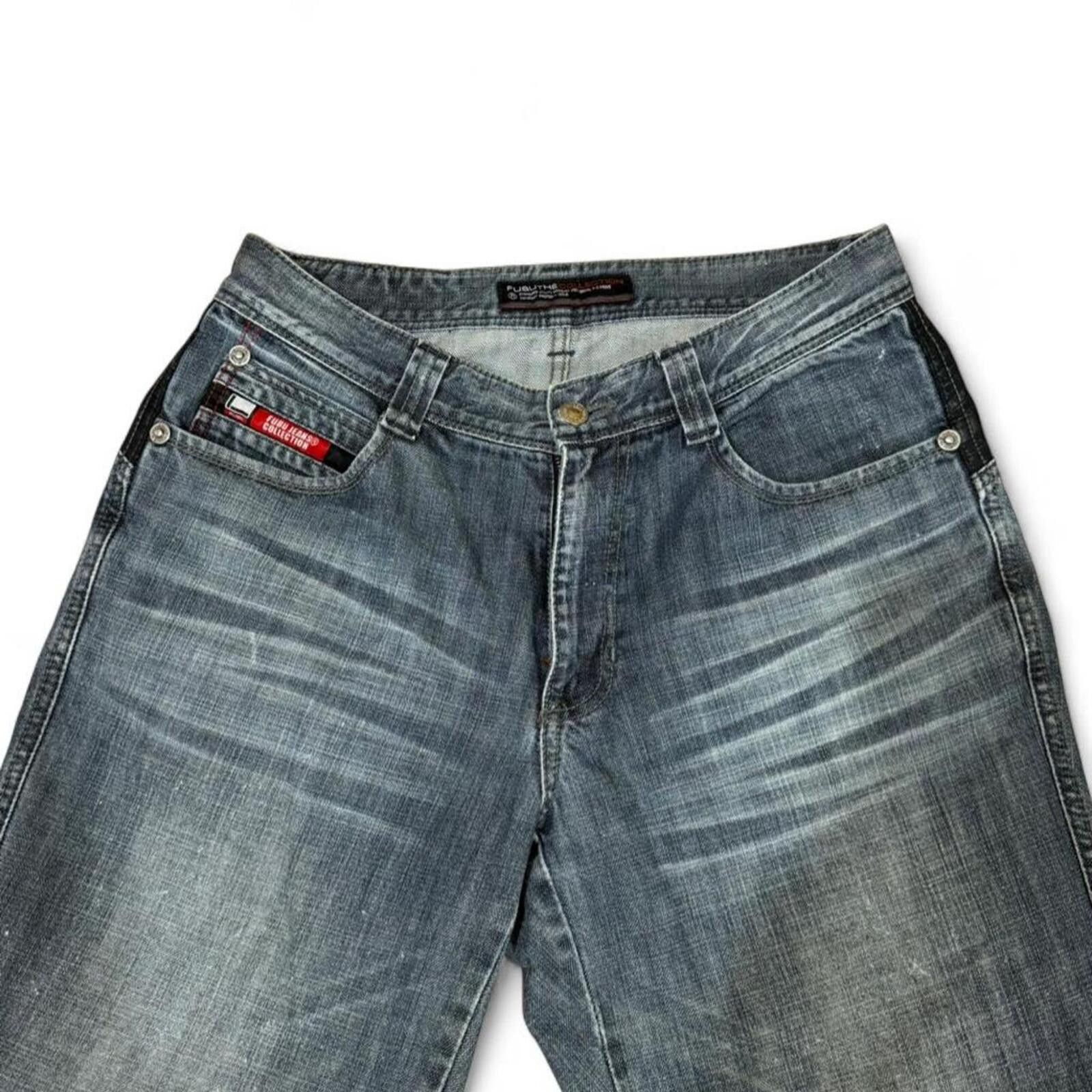 Fubu FUBU collection unique denim jeans Size US 31 - 5 Thumbnail