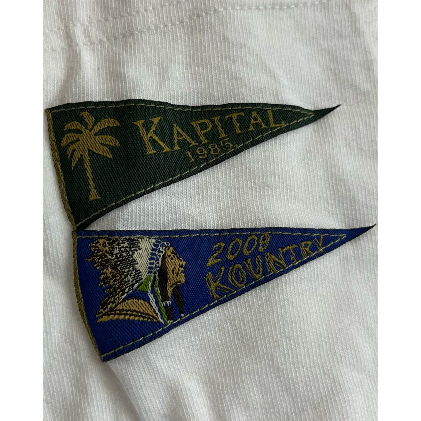 Kapital Kapital 3 Flags Jersey Tee Shirt Size Small Size US S / EU 44-46 / 1 - 3 Thumbnail