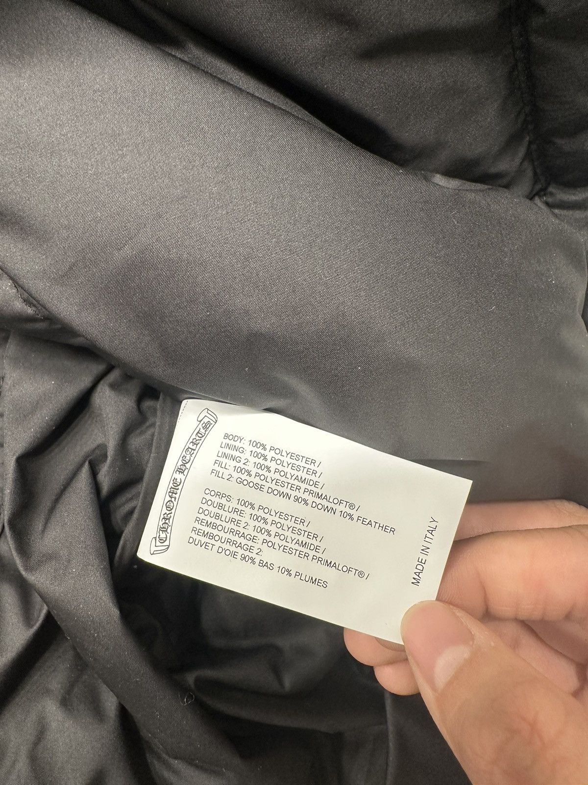 Chrome Hearts 🔥Chrome Hearts Black Pattern Stiff V2 Puffer Down Jacket🔥 Size US XXL / EU 58 / 5 - 11 Thumbnail
