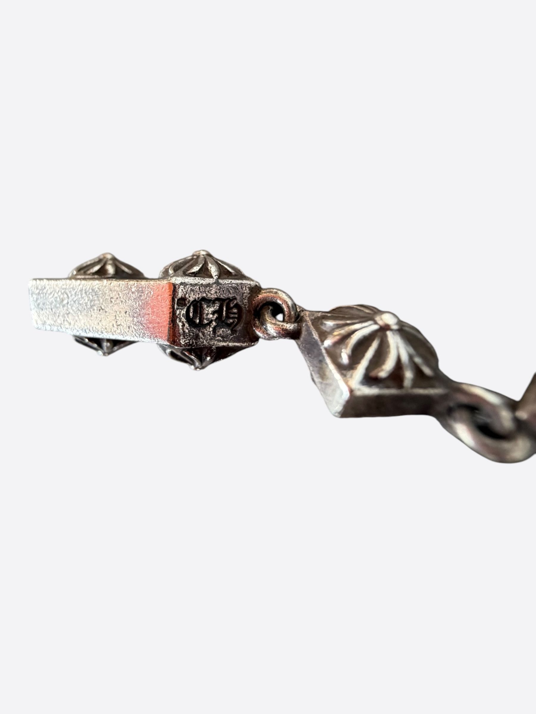 Chrome Hearts Chrome Hearts Silver Pyramid Cross Necklace Size ONE SIZE - 3 Thumbnail