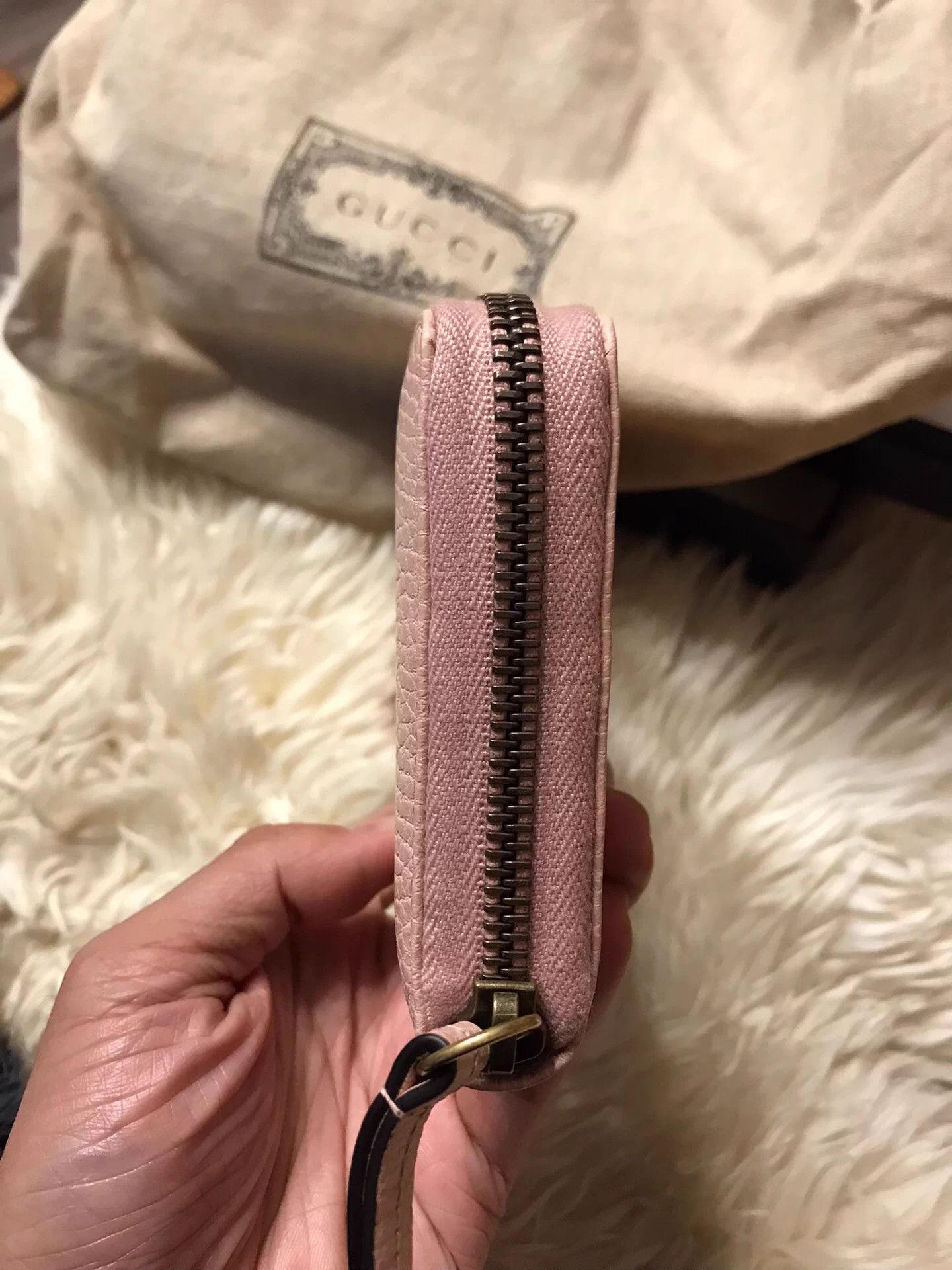 Gucci GUCCI New Long Wallet Cherry Blossom Pink Metal Butterfly GG Size ONE SIZE - 4 Thumbnail