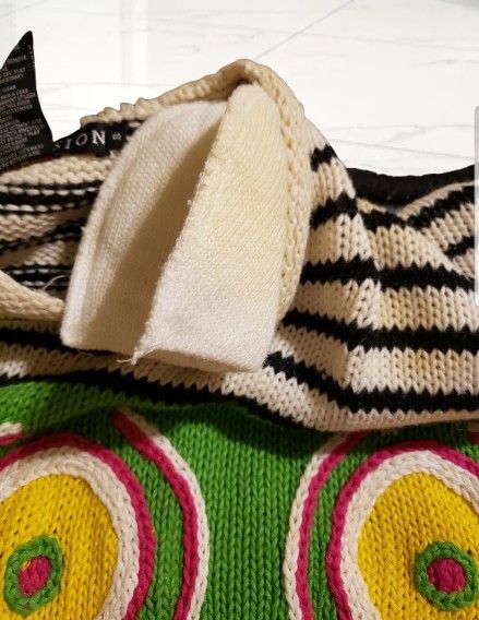 Other Vintage IB Diffusion Sweater High End 80s Funky Pop Art S Size S / US 4 / IT 40 - 4 Thumbnail
