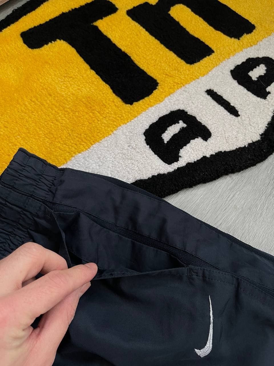 Nike × Streetwear × Vintage nike swoosh 2000s rare nylon pants Size US 34 / EU 50 - 5 Thumbnail