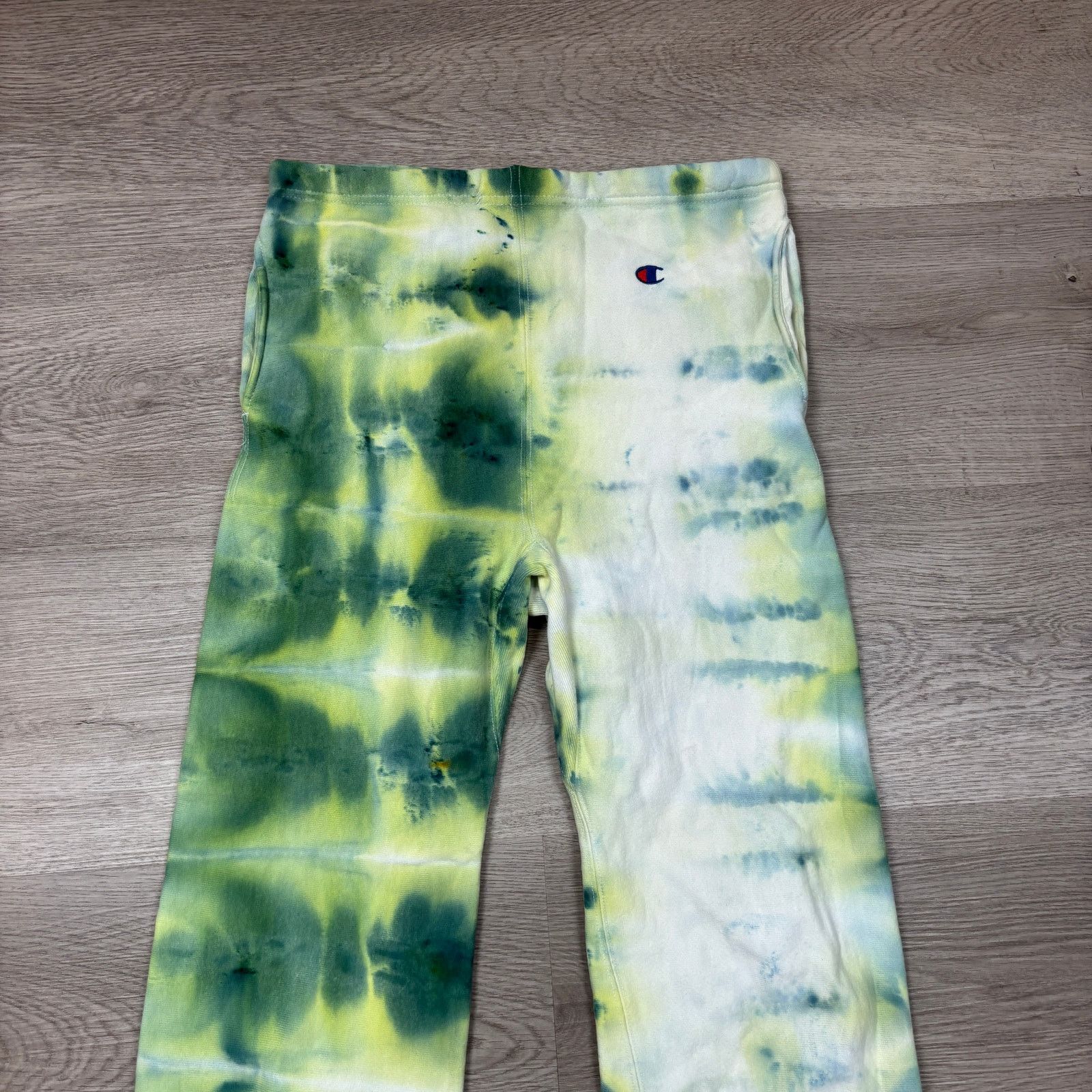 Champion × Vintage Vintage 80s Champion Reverse Weave Tie Dye Sweatpants Mens S Size US 31 - 2 Thumbnail