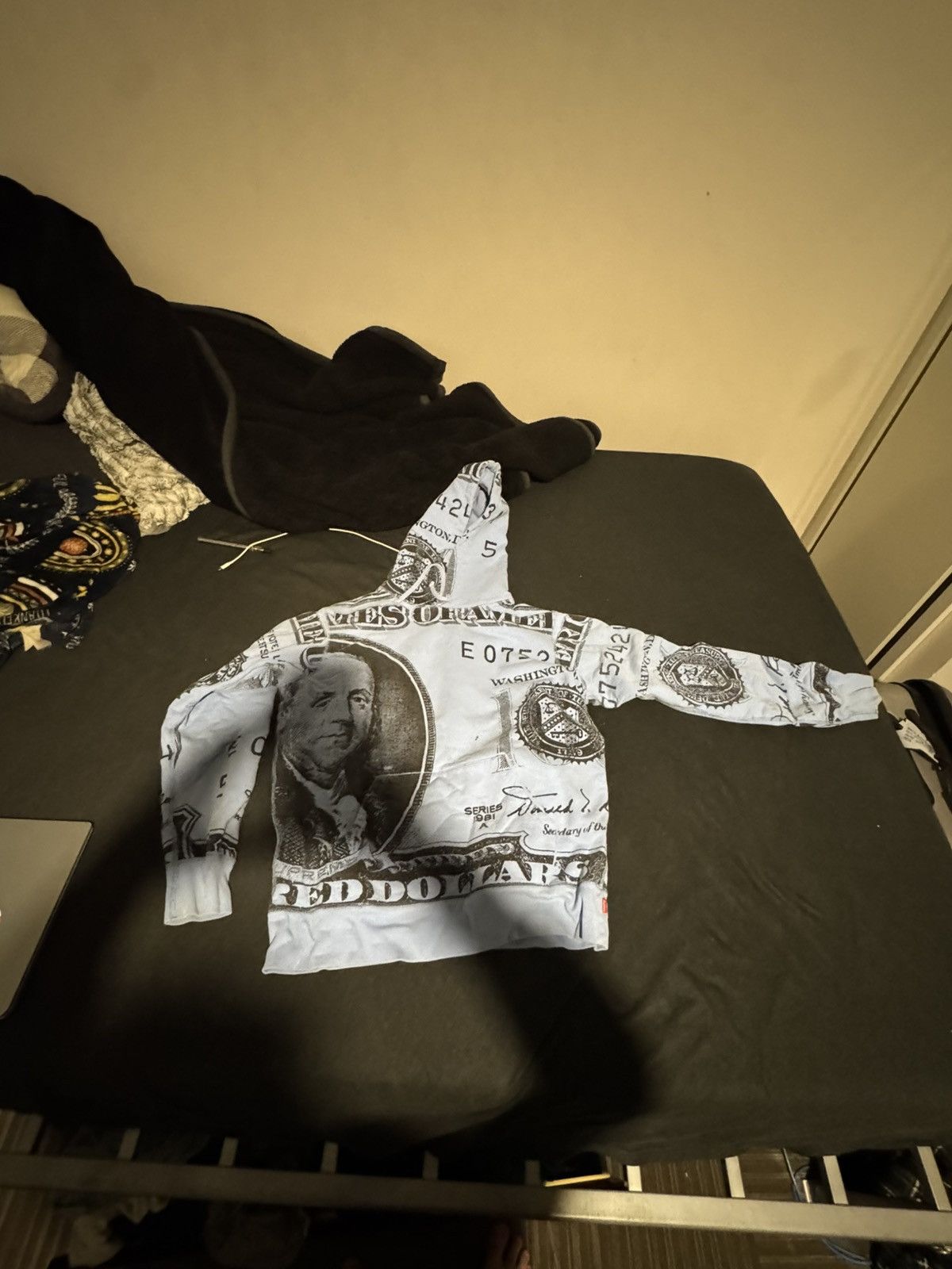 Supreme Supreme Blue $100 Bill Hoodie Size US M / EU 48-50 / 2 - 4 Thumbnail