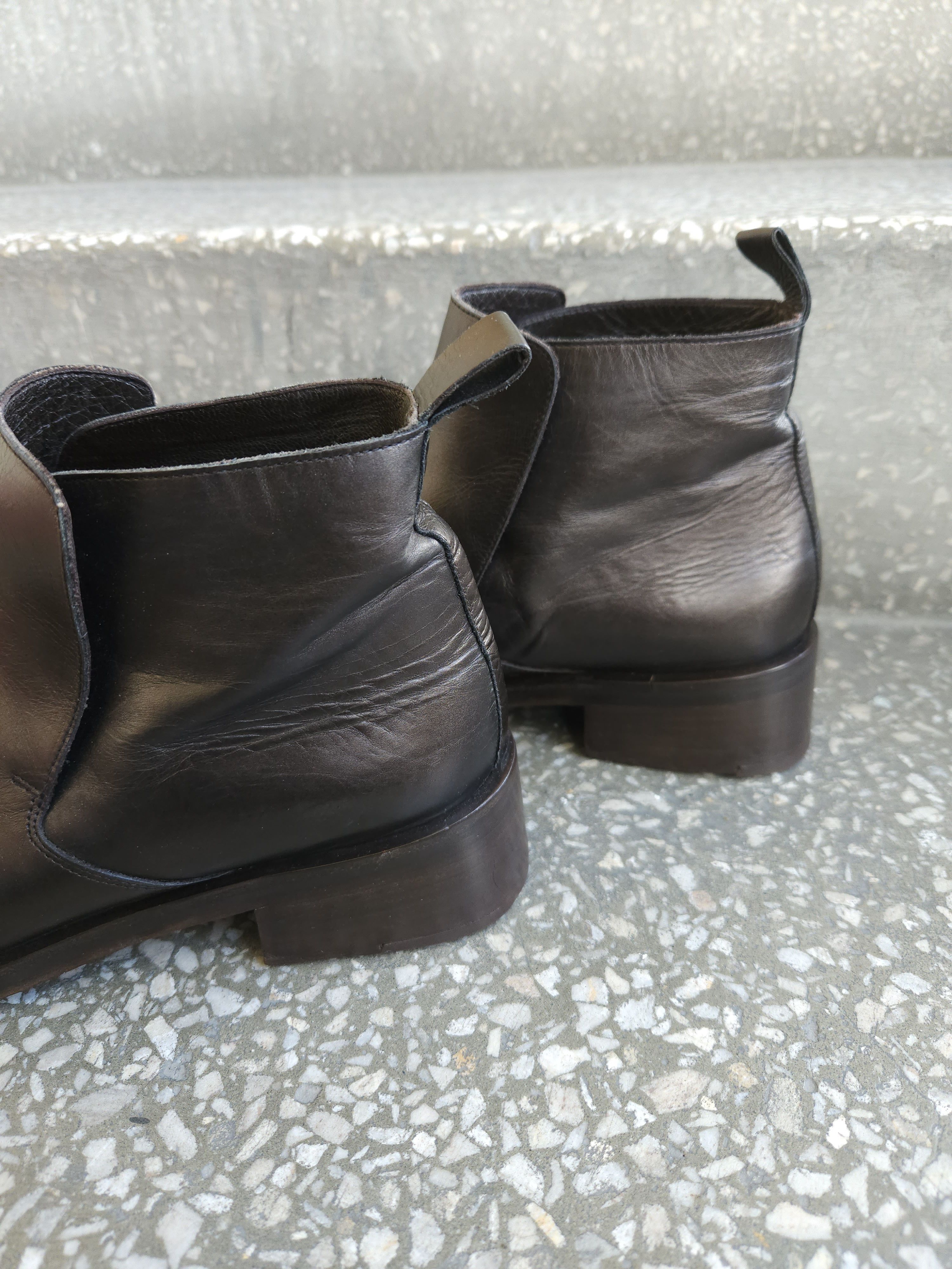 靴 90s gucci archive square toe heal boots 90s gucci archive square toe heal boots - メルカリ