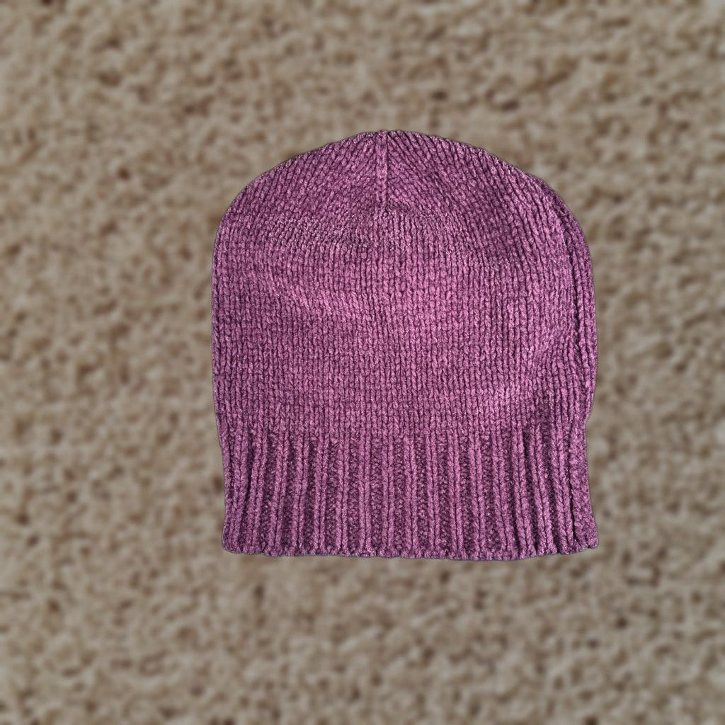 Vintage Target Hat Beanie One Size Purple Knit Polyester Rayon Blend Ski Outdoor Size ONE SIZE - 1 Thumbnail