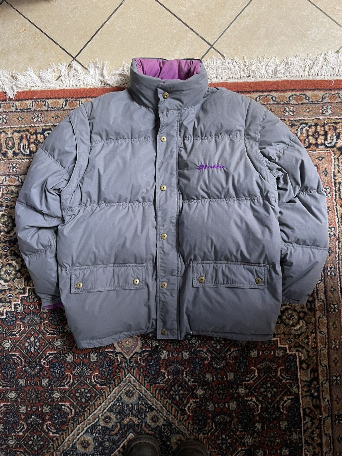 Lotto Sport Vintage Lotto Reversible Puffer 90s Size US M / EU 48-50 / 2 - 3 Thumbnail