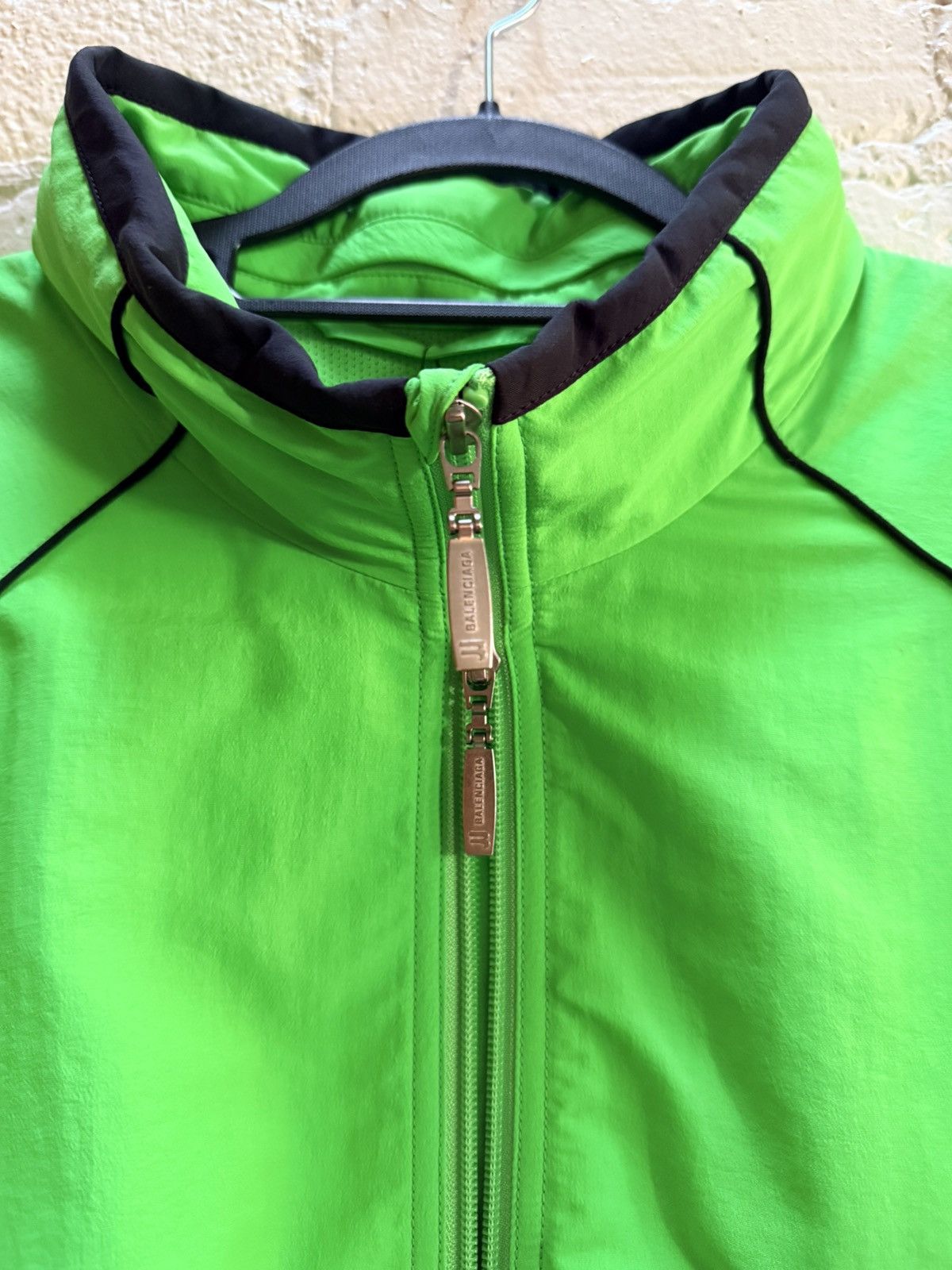 Balenciaga FW20 Green Track Jacket Size US L / EU 52-54 / 3 - 4 Thumbnail