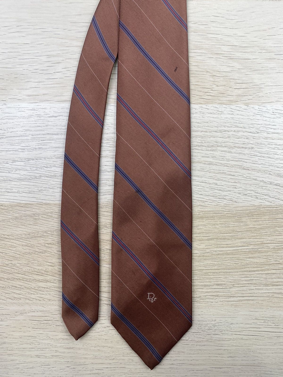 Christian Dior Monsieur Christian Dior Polyester Tie T115 Size ONE SIZE - 4 Thumbnail