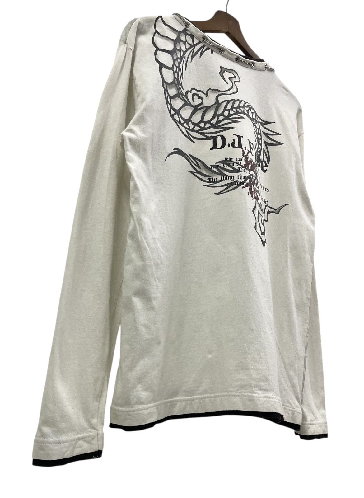 PPFM Vintage D.J.Free Japan Dragon Longsleeves Lace Tshirts Size US S / EU 44-46 / 1 - 9 Thumbnail