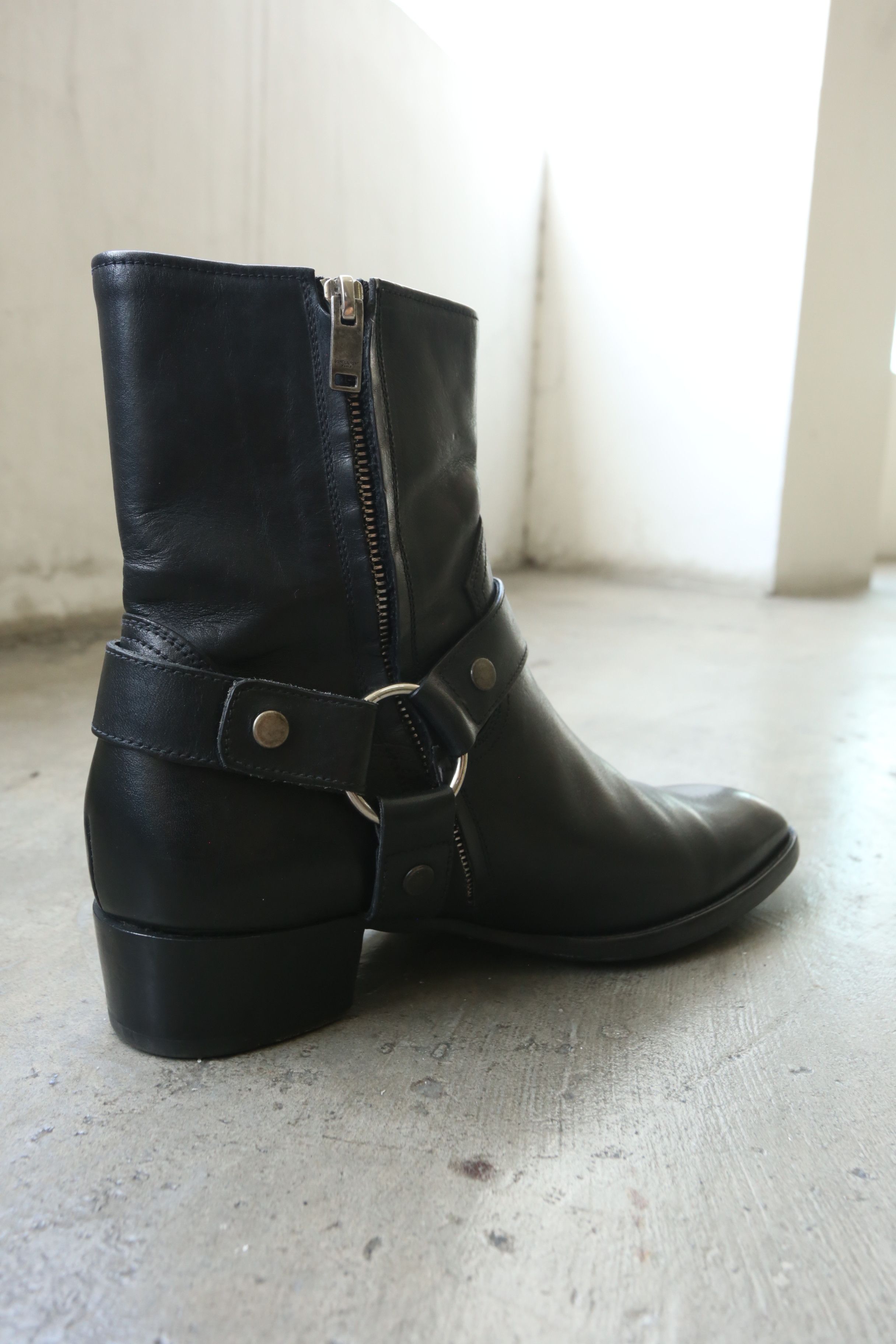 Hedi Slimane × Saint Laurent Paris SLP - Hedi Slimane - F/W 14 - Wyatt Harness Boots Size US 9 / EU 42 - 14 Thumbnail