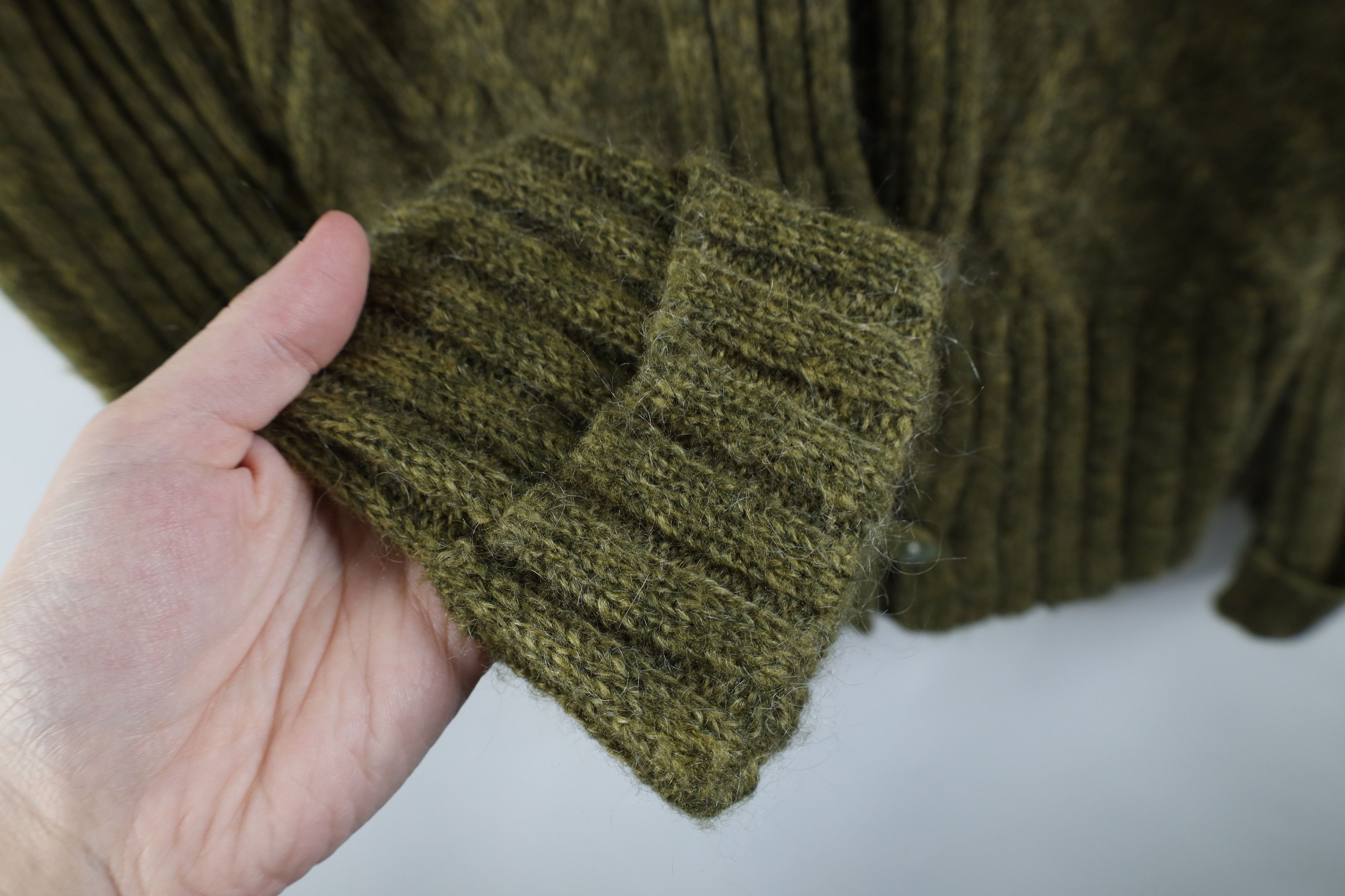 Vintage Vintage 90s Streetwear Fisherman Cable Knit Mohair Sweater Size M / US 6-8 / IT 42-44 - 5 Thumbnail