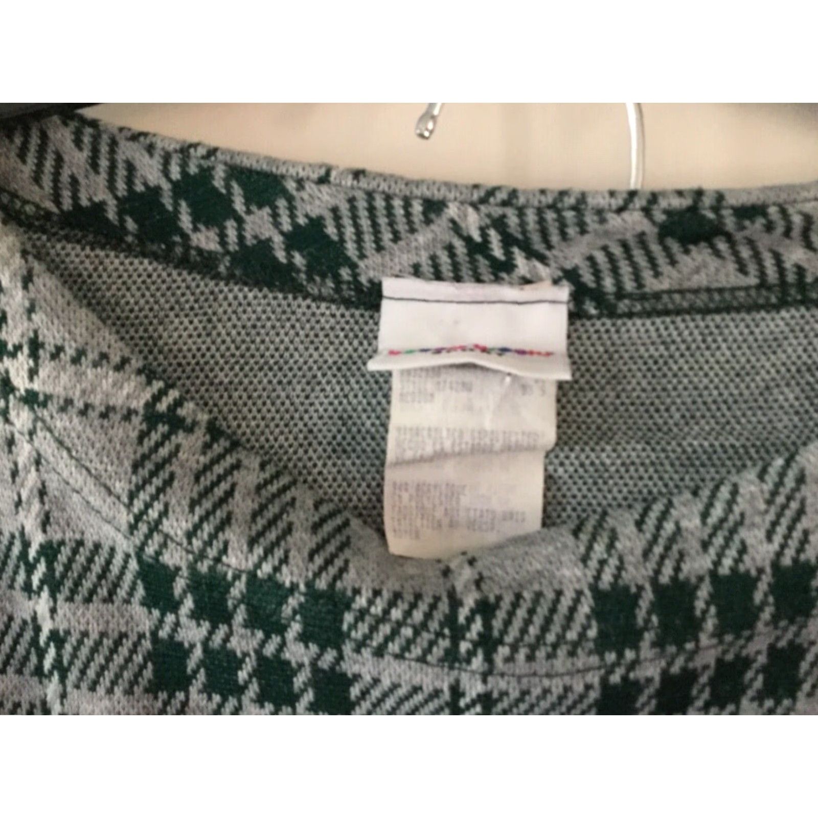 Vintage VINTAGE Bobbie Brooks Pant Suit Green Plaid Medium Womens Size 32" / US 10 / IT 46 - 3 Thumbnail