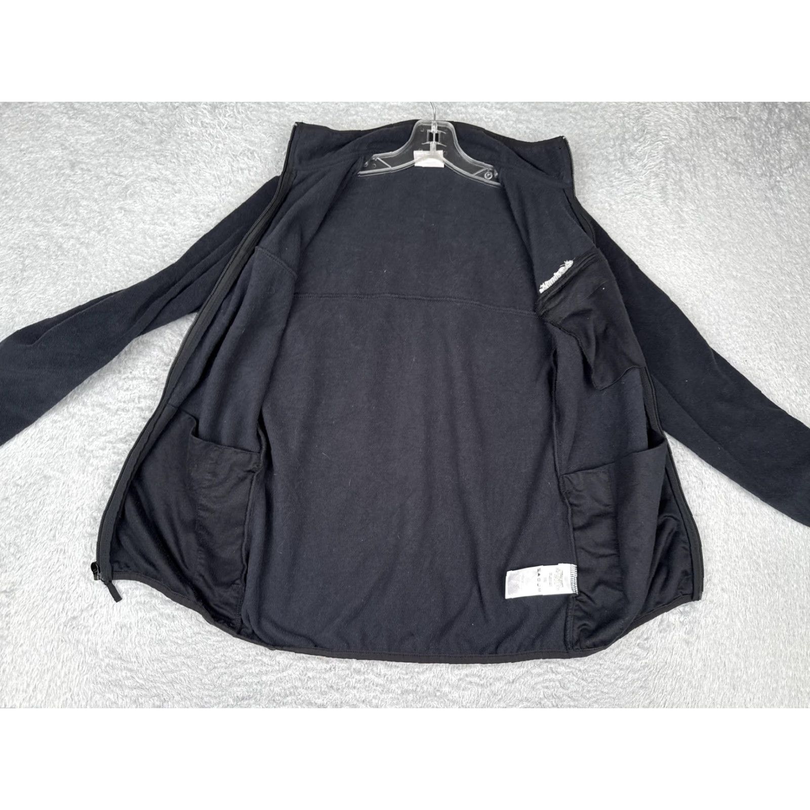 Vintage Columbia Fleece Jacket Womens Small Black Full Zip Lightweight Outdoor Hike Walk jacket Size S / US 4 / IT 40 - 2 Thumbnail
