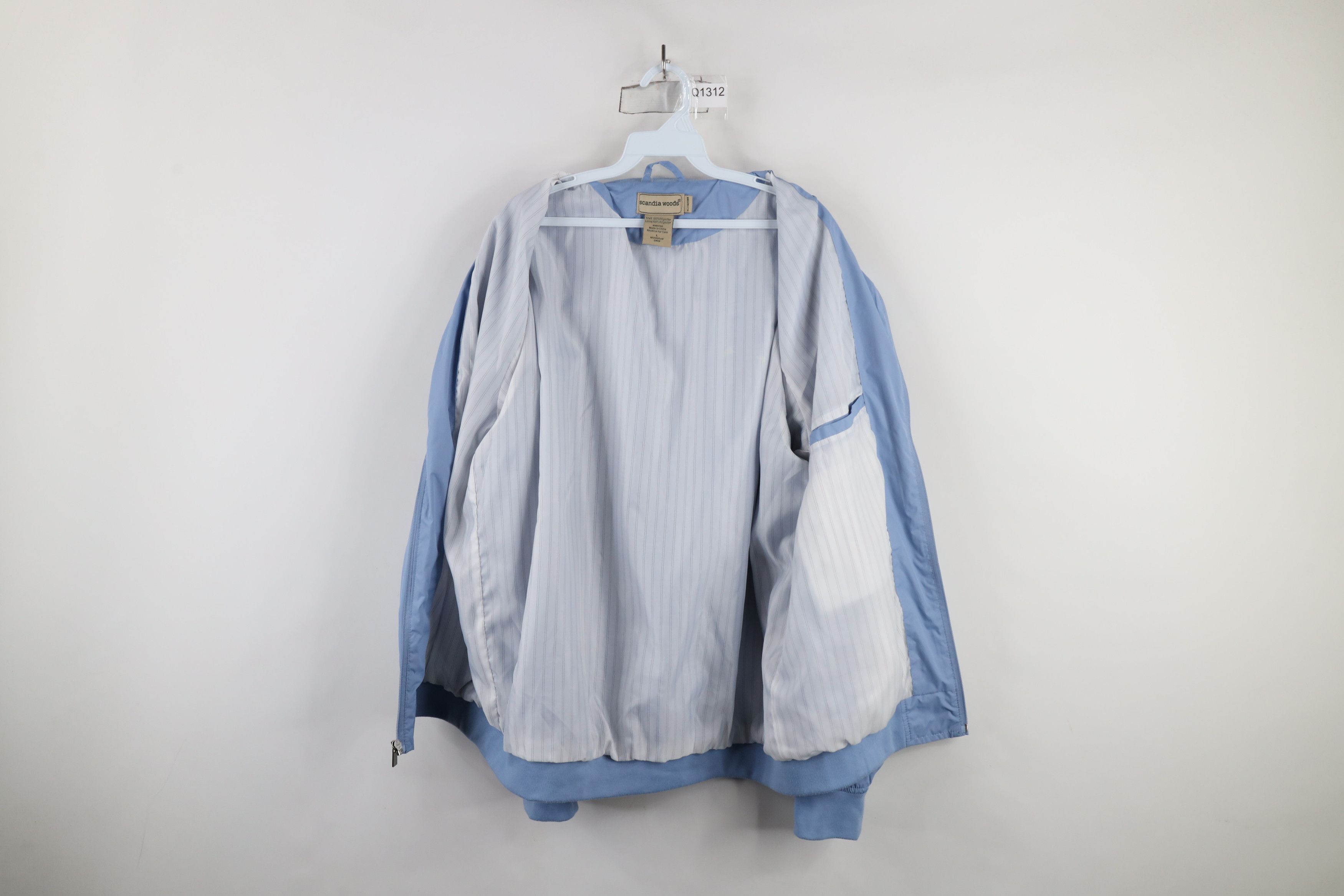 Vintage Vintage 90s Y2K Streetwear Windbreaker Bomber Jacket Blue Size US L / EU 52-54 / 3 - 10 Thumbnail