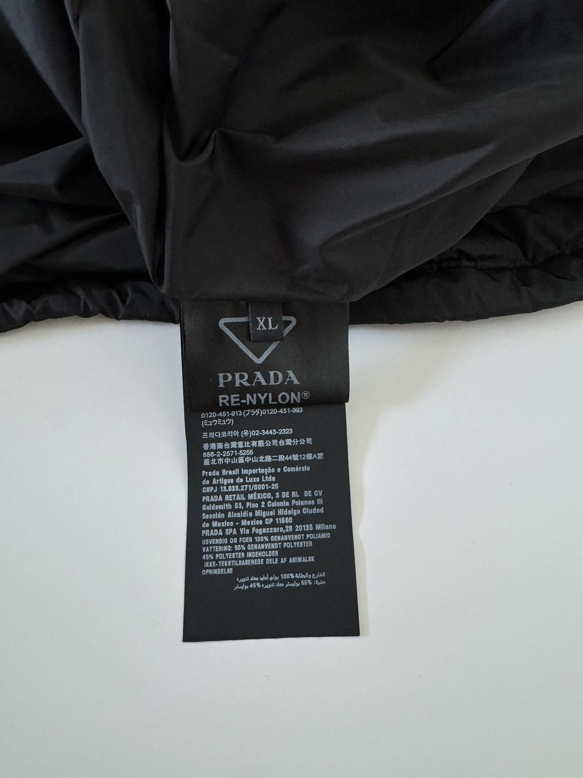 Prada Prada Logo Re-Nylon Light Padded Jacket Size US XL / EU 56 / 4 - 7 Thumbnail
