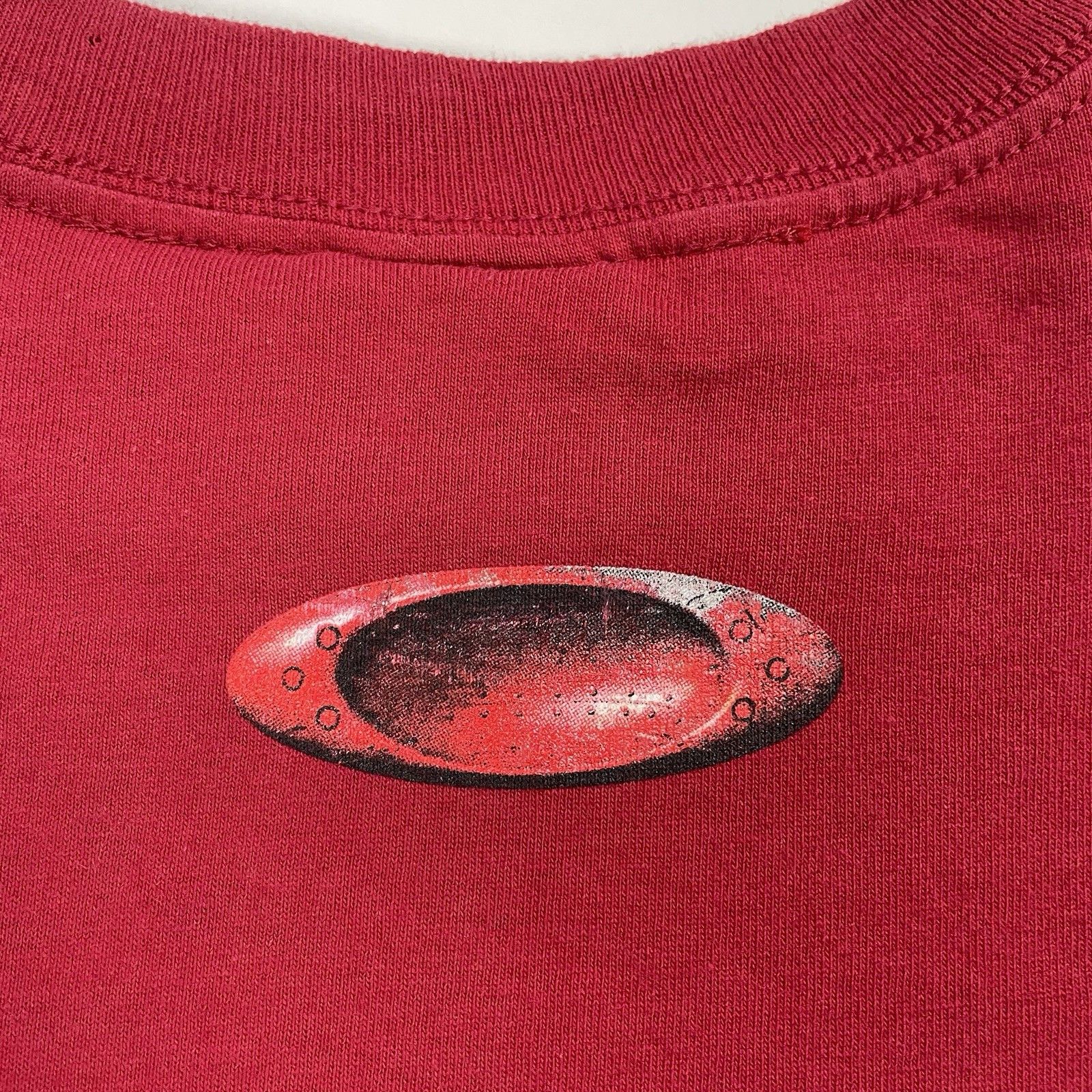 Oakley Vintage Oakley T-Shirt Brain Case Fuel Dump Red Graphic S Size US S / EU 44-46 / 1 - 5 Thumbnail