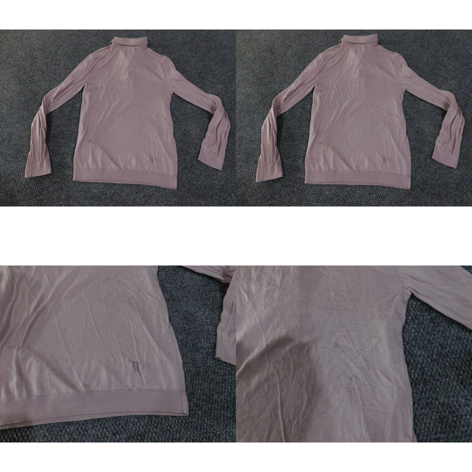 Cos COS Polo Shirt Womens Small Pink Lightweight Knit Short Sleeve? Note: Original has Long Sleeve and Style: Polo. Size S / US 4 / IT 40 - 8 Thumbnail
