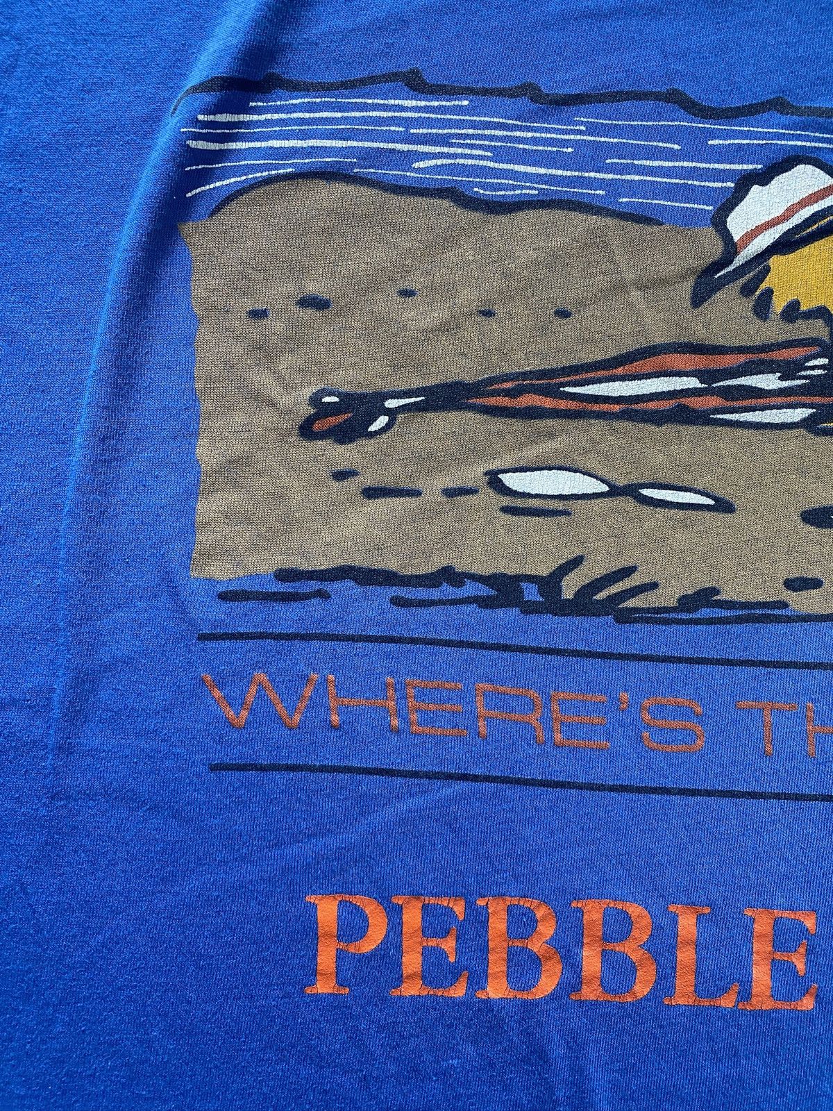 Peanuts Vintage 80s Woodstock Peanuts Pebble Beach Single Stitch Tee Size US XL / EU 56 / 4 - 3 Thumbnail
