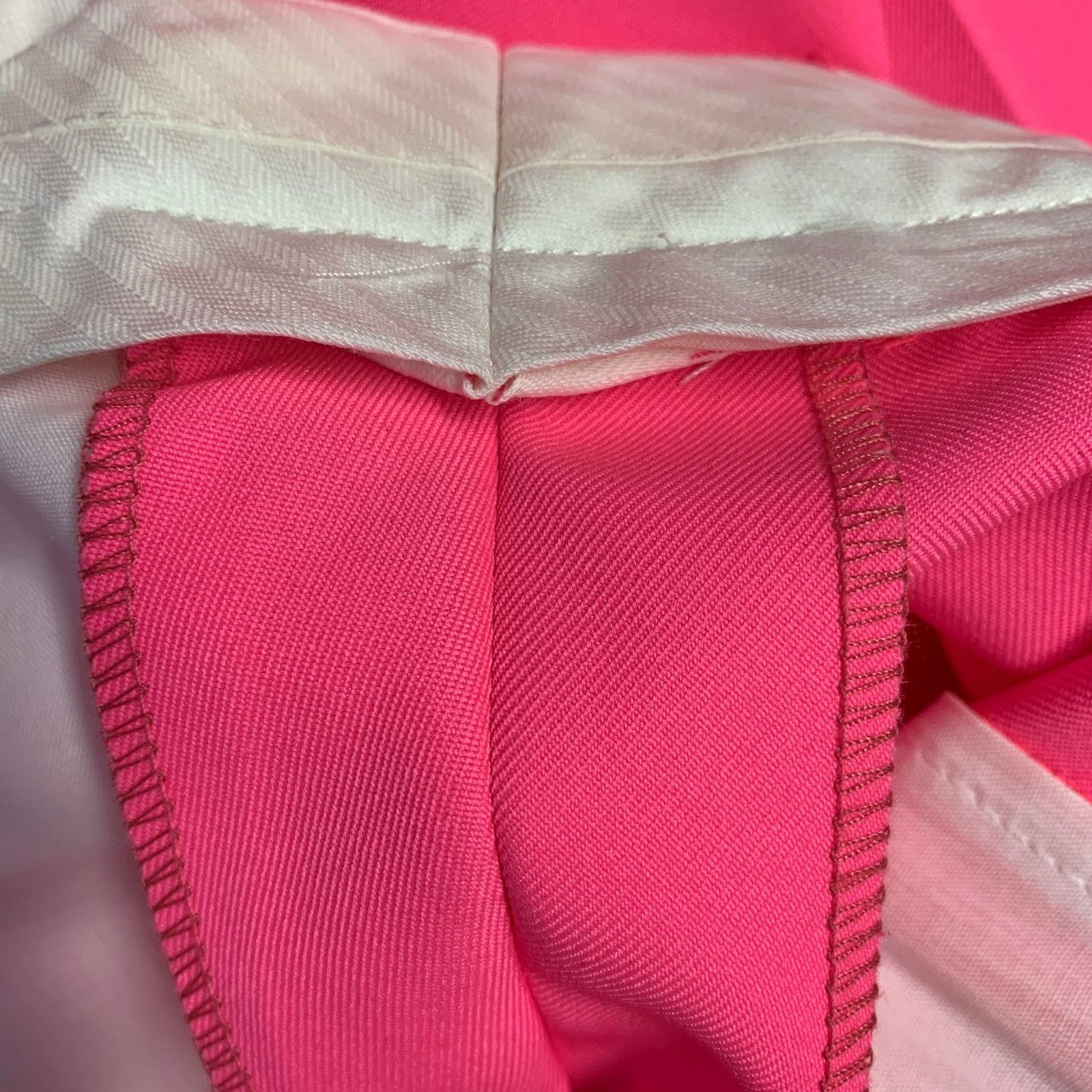Walter Van Beirendonck Size 32 Pink Fuchsia Polyester Flat Front Dress Pants Size US 32 / EU 48 - 6 Thumbnail