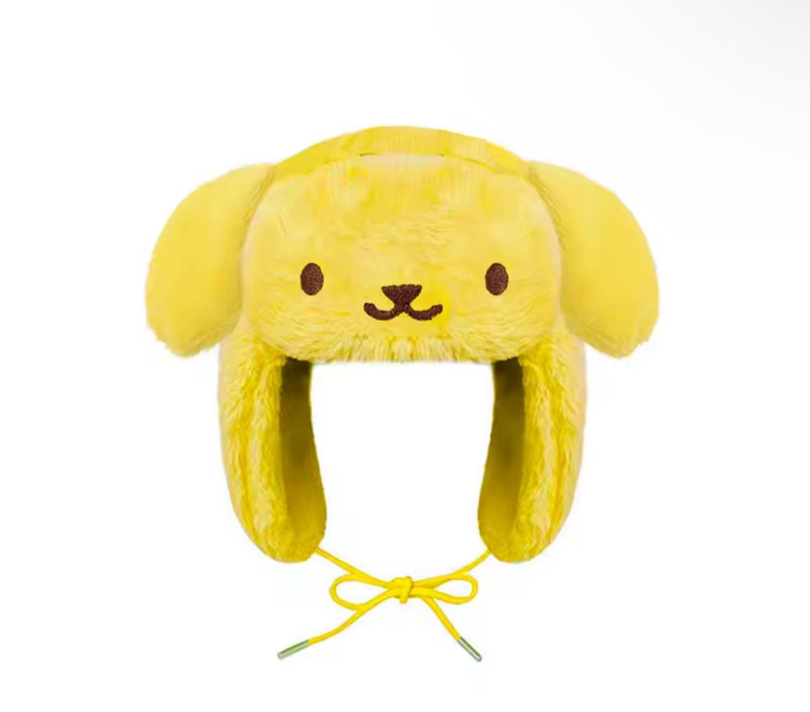 Japanese Brand Vintage Pompompurin Yellow Ushanka Autumn Winter Warm Hat Size ONE SIZE - 1 Thumbnail