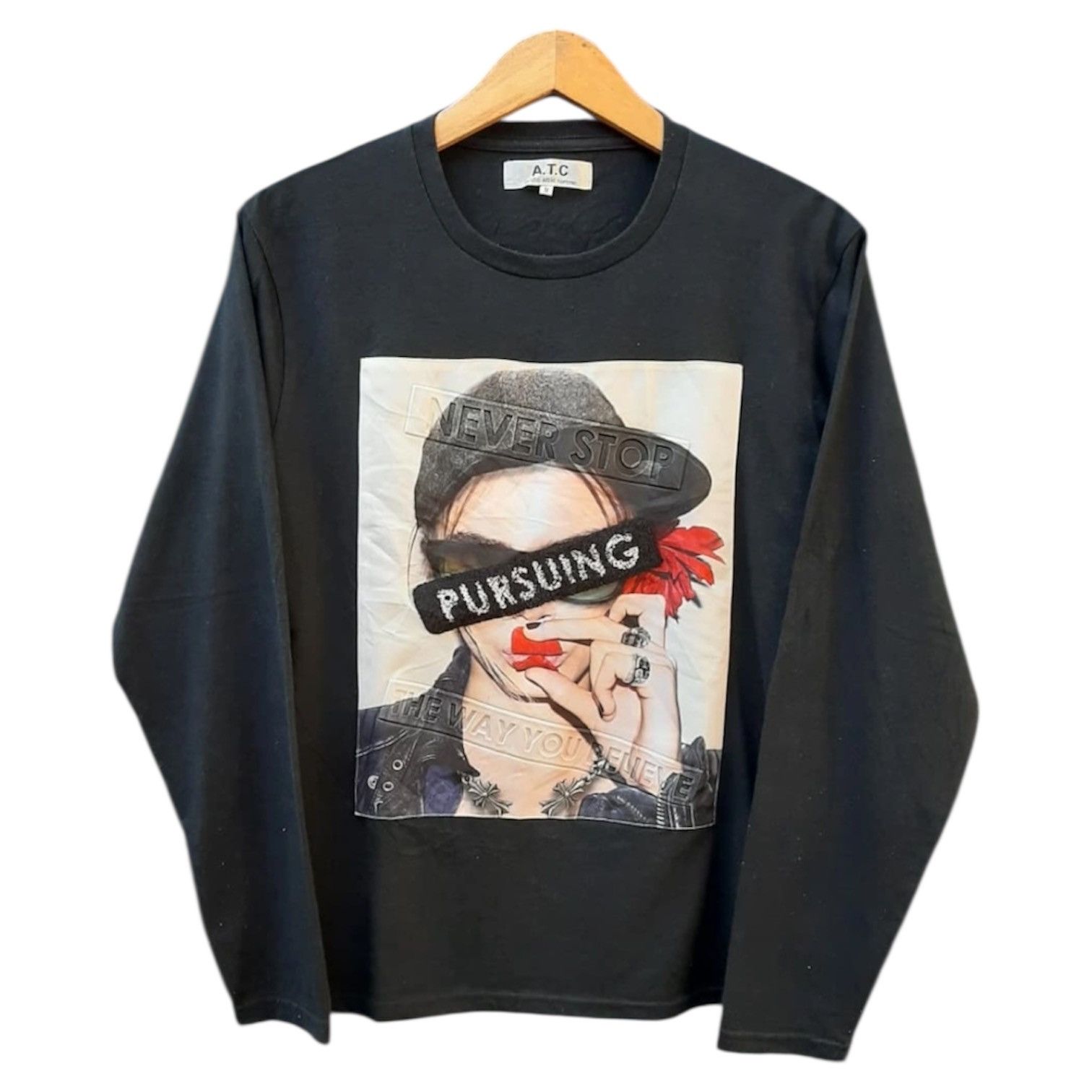 Hysteric Glamour 2000s ATC In The Attic Homme Poem Long Sleeve Shirt y2k Lgb Size US M / EU 48-50 / 2 - 1 Thumbnail