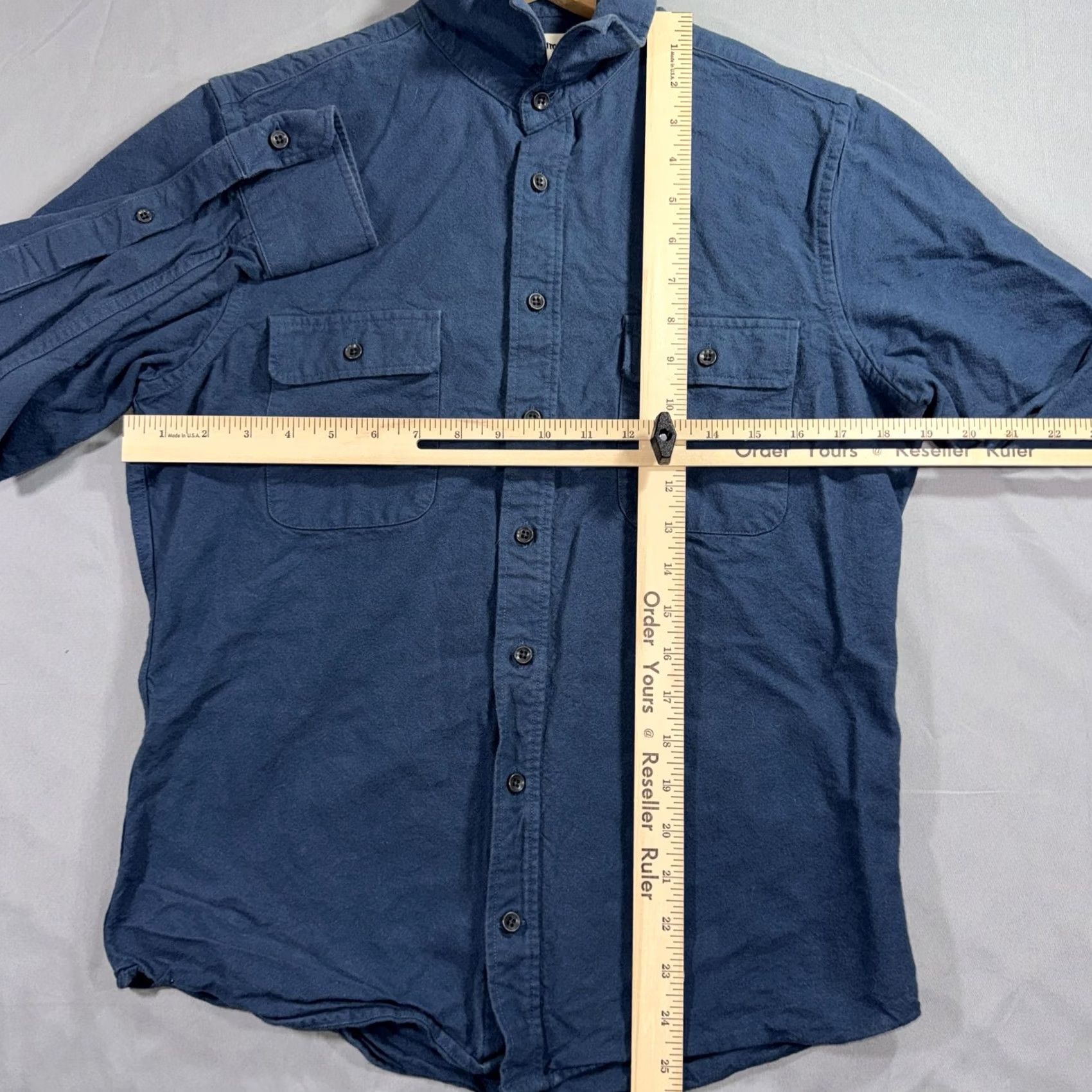 Taylor Stitch Taylor Stitch Shirt Mens 36 Blue Long Sleeve Button Front Workwear Casual Size US M / EU 48-50 / 2 - 7 Thumbnail