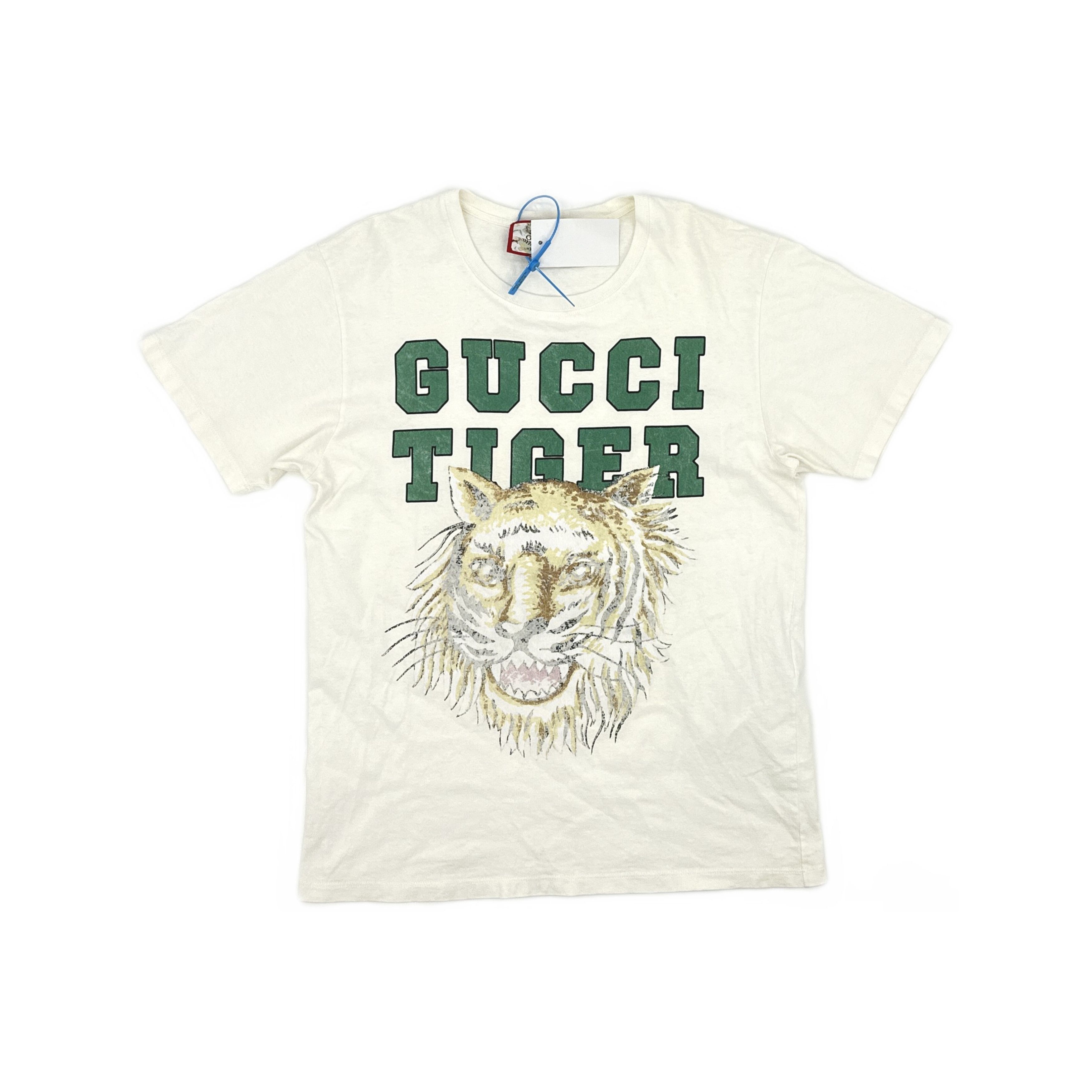 Gucci Gucci Tiger Print T-Shirt White Size XS Size US XS / EU 42 / 0 - 1 Thumbnail