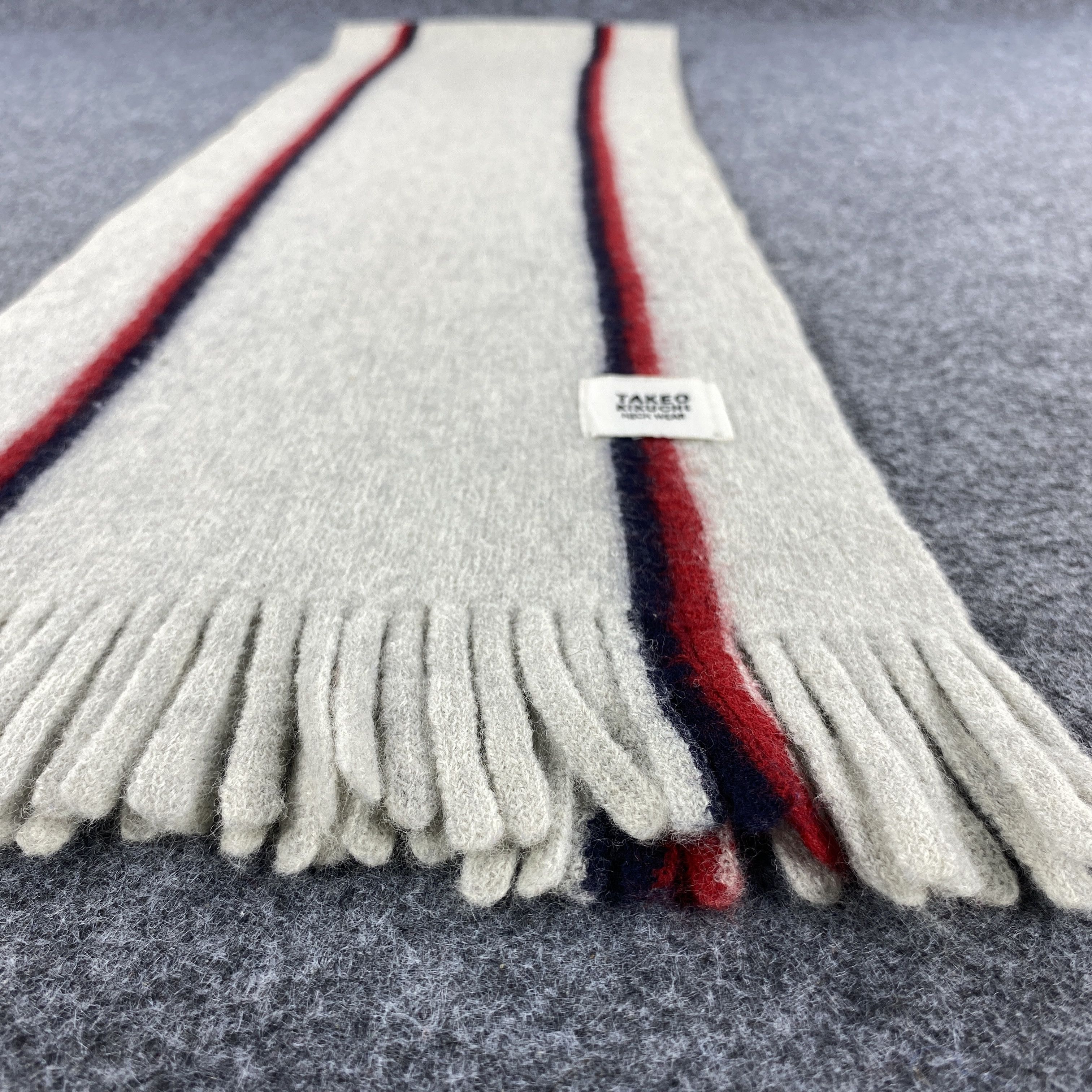 Takeo Kikuchi × Vintage Takeo Kikuchi Scarf # Muffler # Neckwear # D523 Size ONE SIZE - 7 Thumbnail