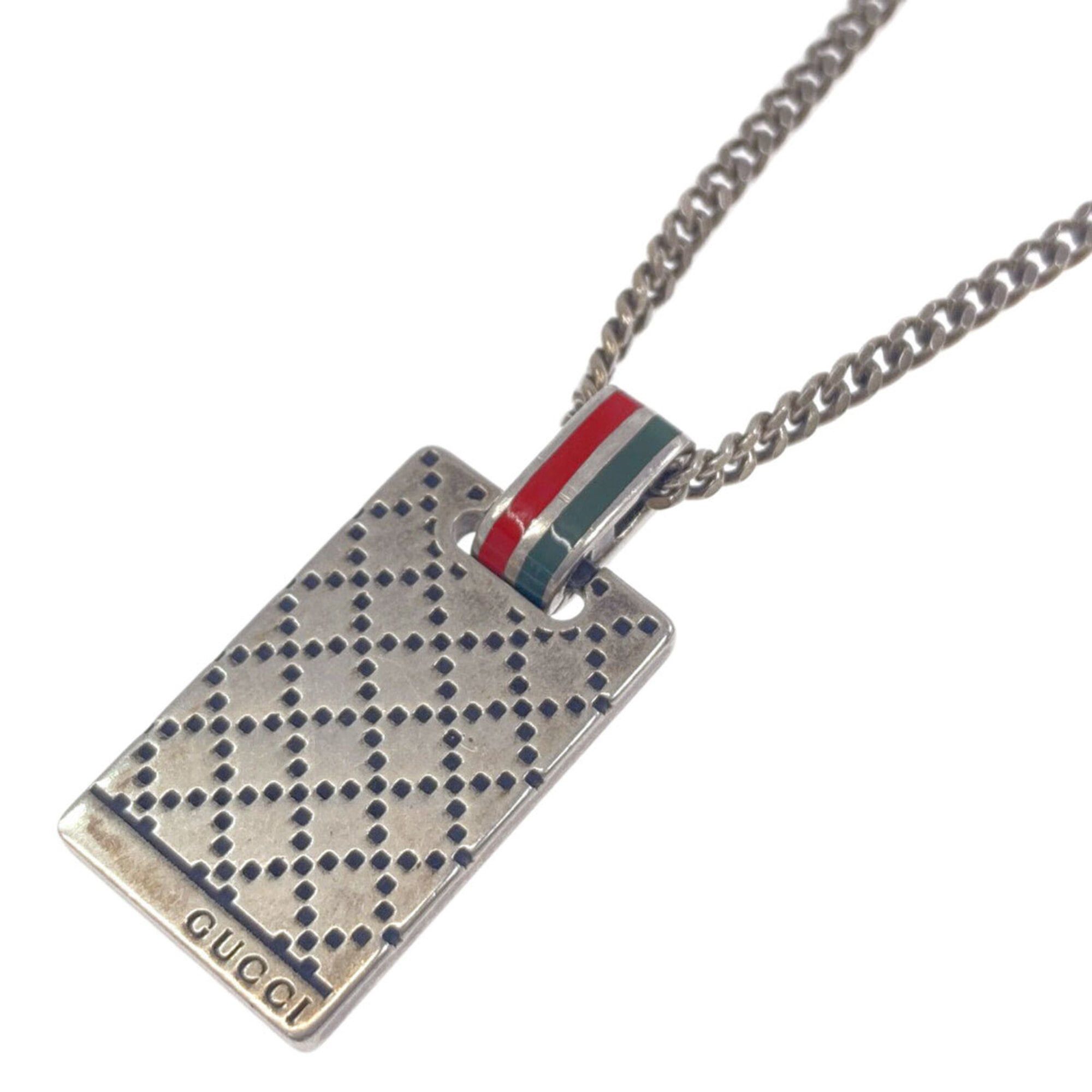 Gucci Gucci Diamante Necklace, Silver, Women's GUCCI Size ONE SIZE - 1 Thumbnail