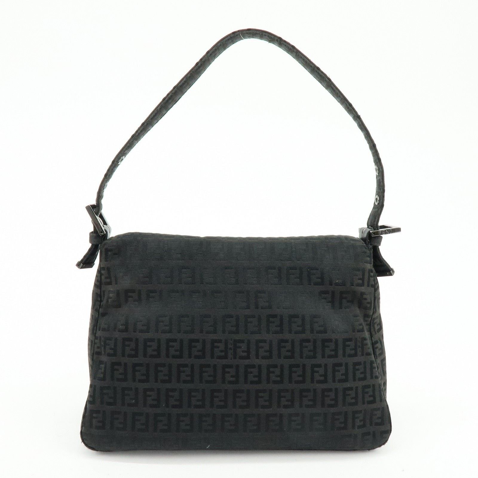 Fendi Fendi Zucca Mamma Baguette Shoulder Bag Black Size ONE SIZE - 2 Thumbnail
