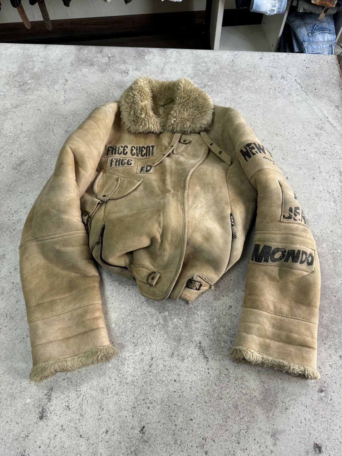 Junya Watanabe VNT 90-00s Shearling Hysteric Glamour Kapital Style Jacket Size US M / EU 48-50 / 2 - 4 Thumbnail