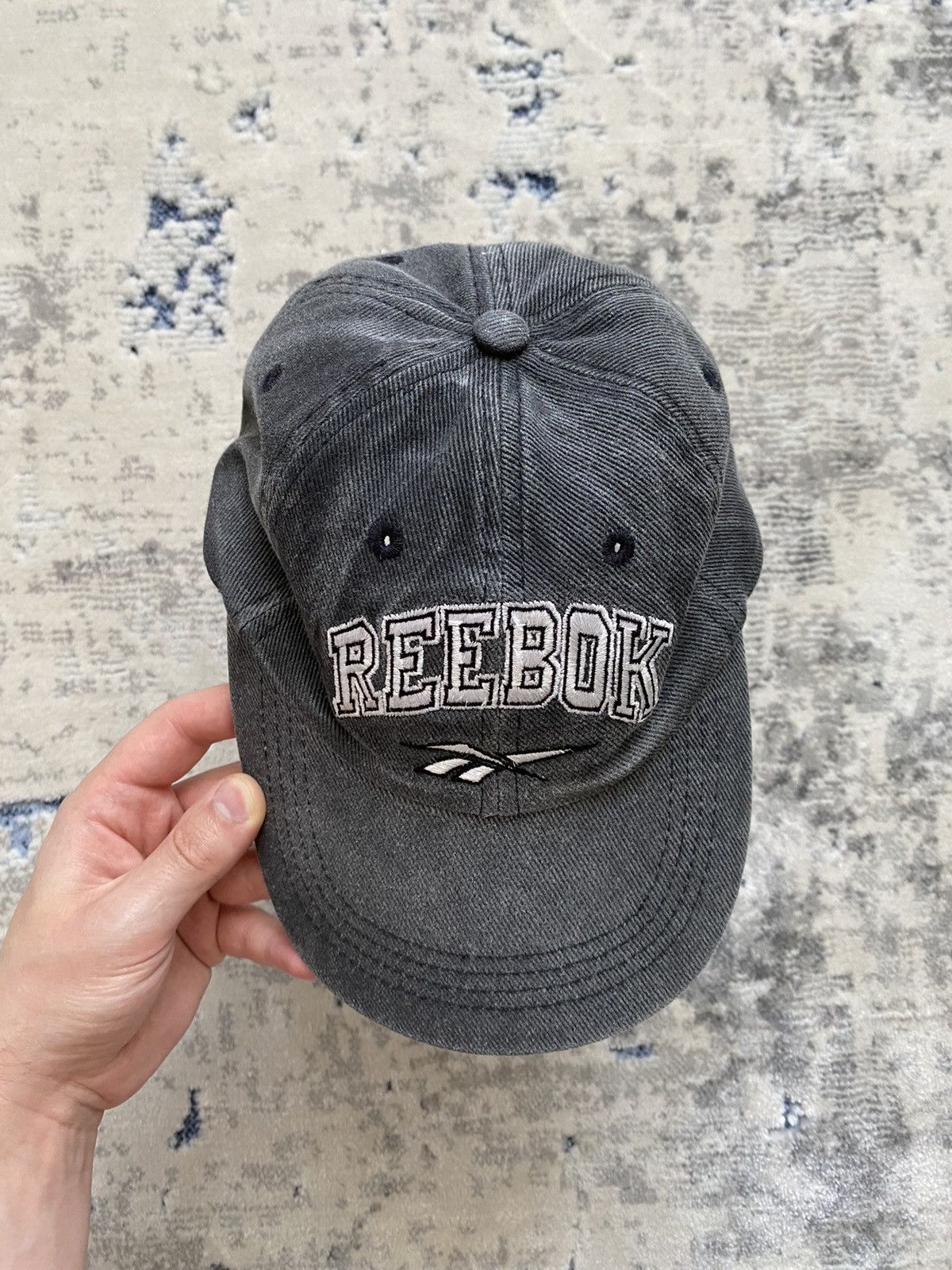 Reebok Vintage Reebok Faded Big Logo Hat Size ONE SIZE - 6 Thumbnail