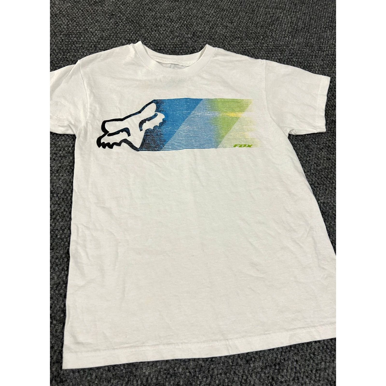 Fox Racing Fox Racing T-Shirt Mens Small White Logo Moto Motocross Dirt Bike Short Sleeve Crew Neck Cotton Knit Breathable Regular Vintage No Size US S / EU 44-46 / 1 - 3 Thumbnail