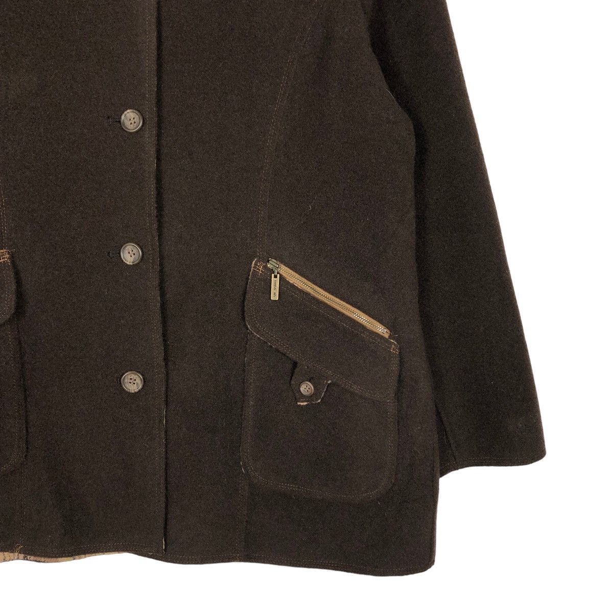 Japanese Brand 🔥Vintage Wool Chore Jacket Kansai Bis Japan Made Blanket Size US M / EU 48-50 / 2 - 5 Thumbnail