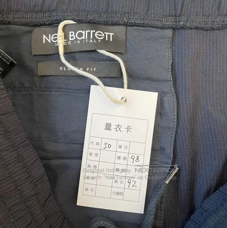 Other NeIL BarreTT Black Cotton Casual Pants for Men . Size US 31 - 6 Thumbnail