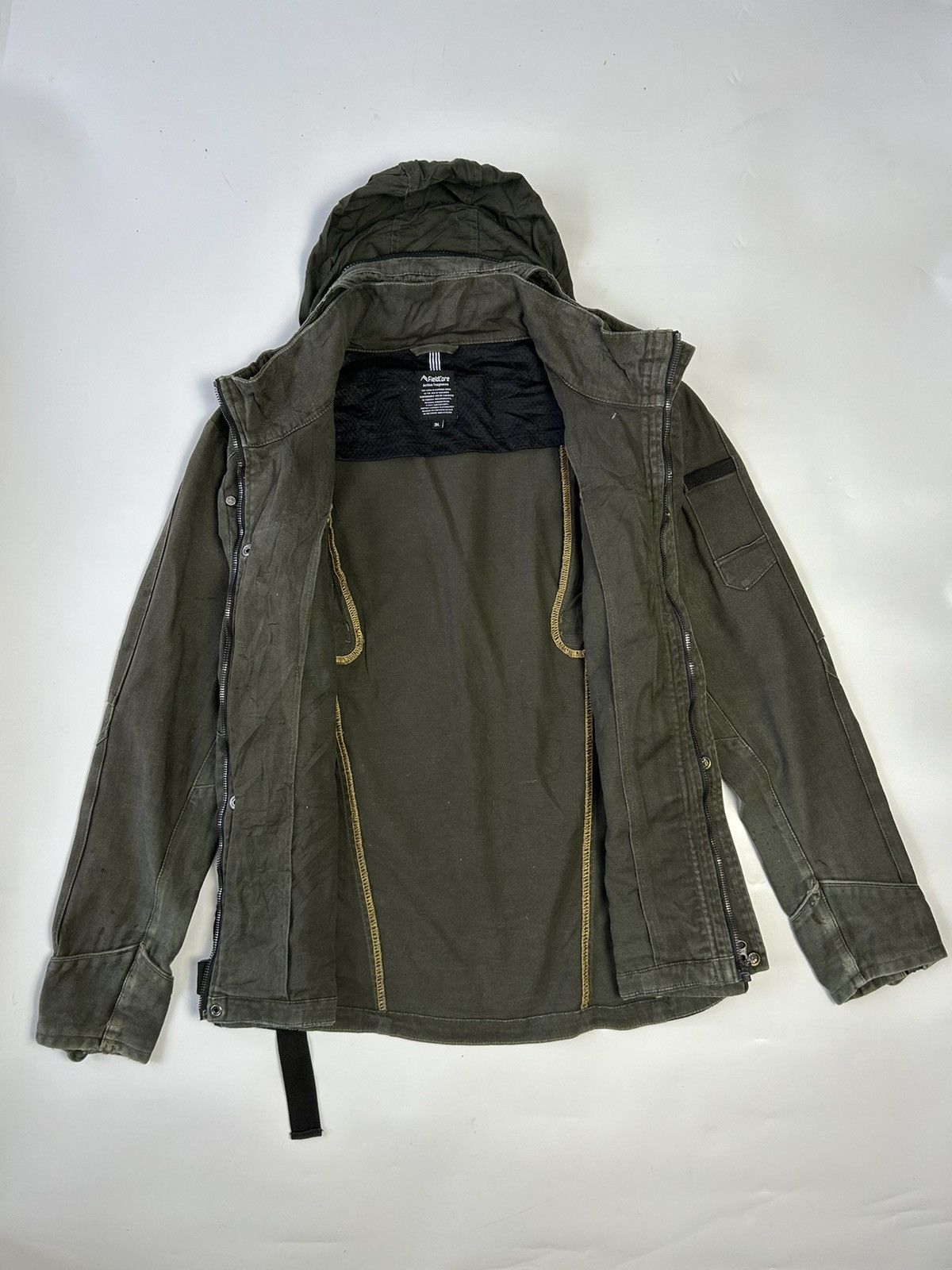 Hysteric Glamour × Japanese Brand FIELDCORE ARMY GREEN UTILITY JACKET Size US XXL / EU 58 / 5 - 2 Thumbnail