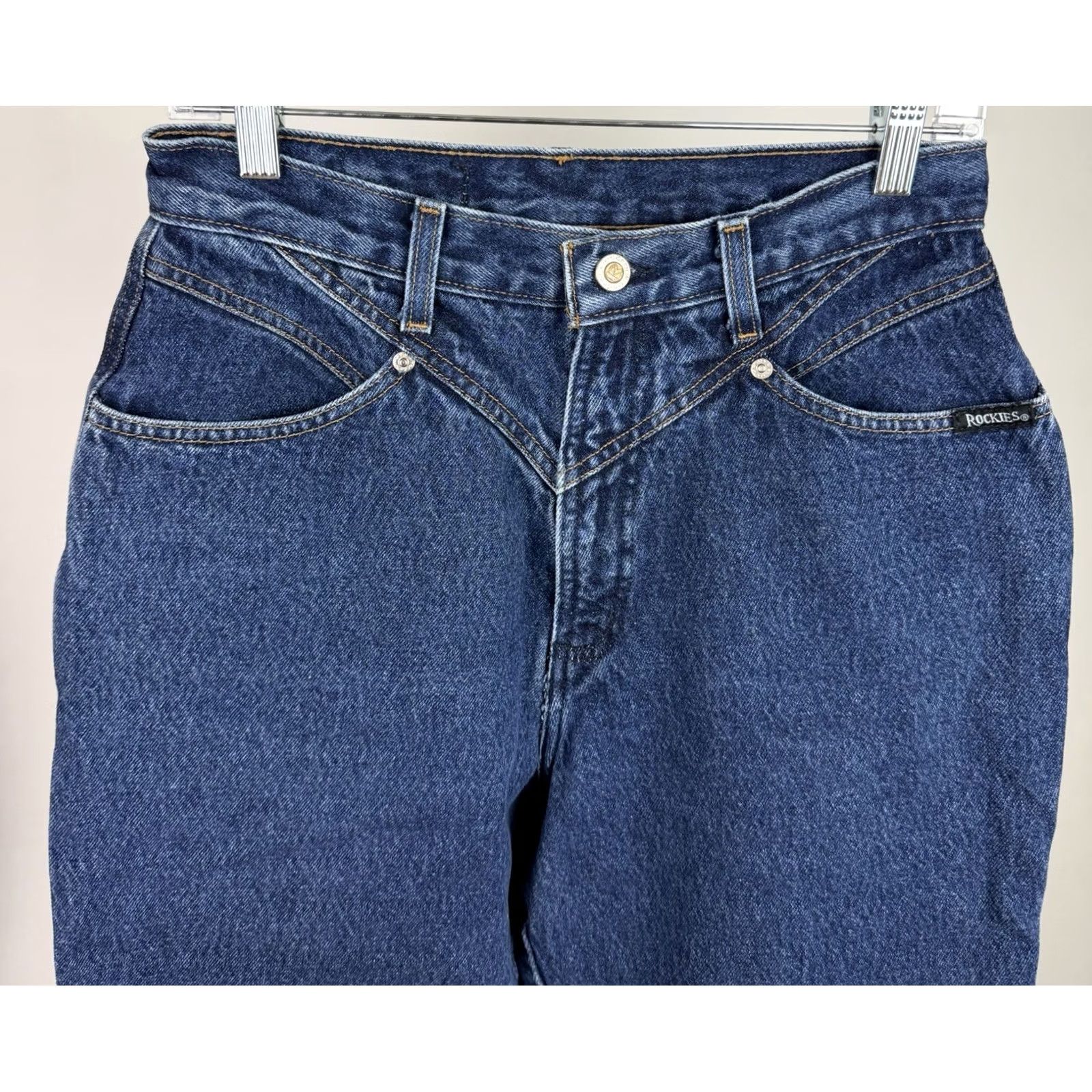 Vintage VINTAGE Rockies Jeans Womens 38x30 ACTUAL Relaxed Fit Western Mom Jeans 90s Size 26" / US 2 / IT 38 - 3 Thumbnail