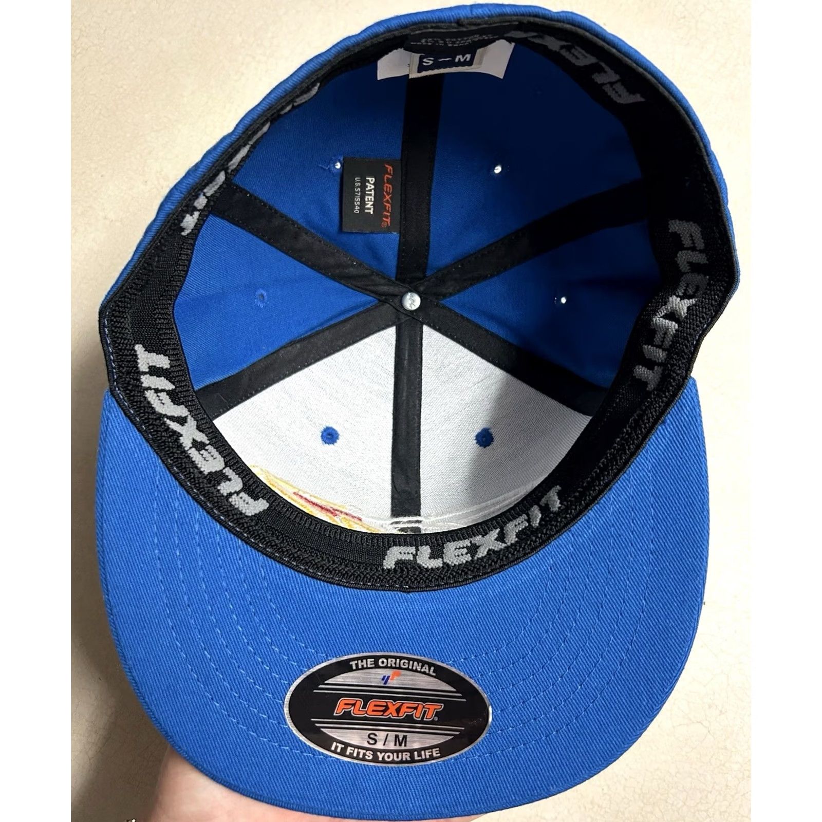 Vintage VINTAGE FMF Origins Fitted Flex Fit Hat S/M Blue Mens Snapback Motocross Dirt Biking Size ONE SIZE - 7 Thumbnail