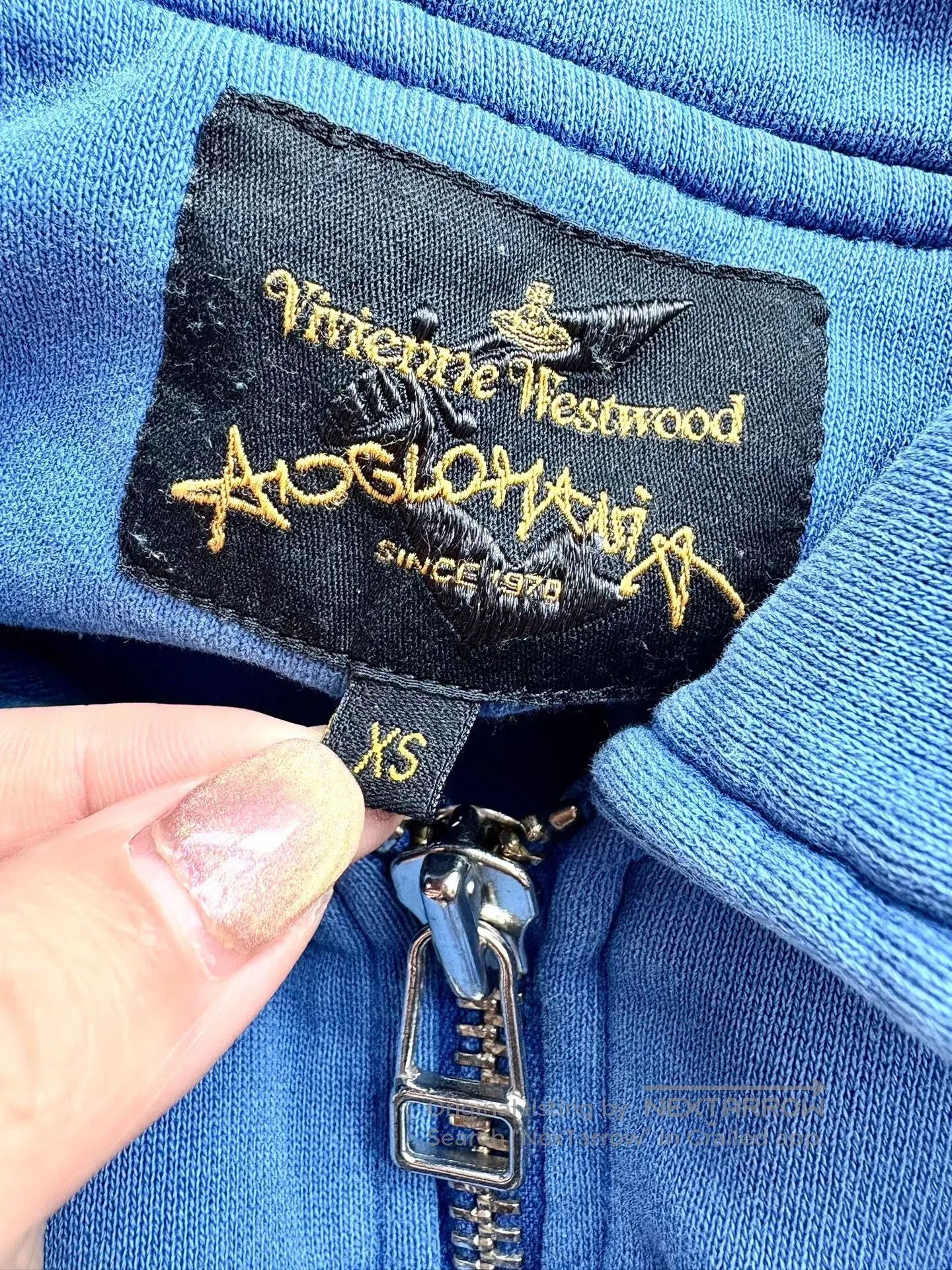Vivienne Westwood Vivienne Westwood Blue Saturn Sweatshirt. Size XS / US 0-2 / IT 36-38 - 7 Thumbnail