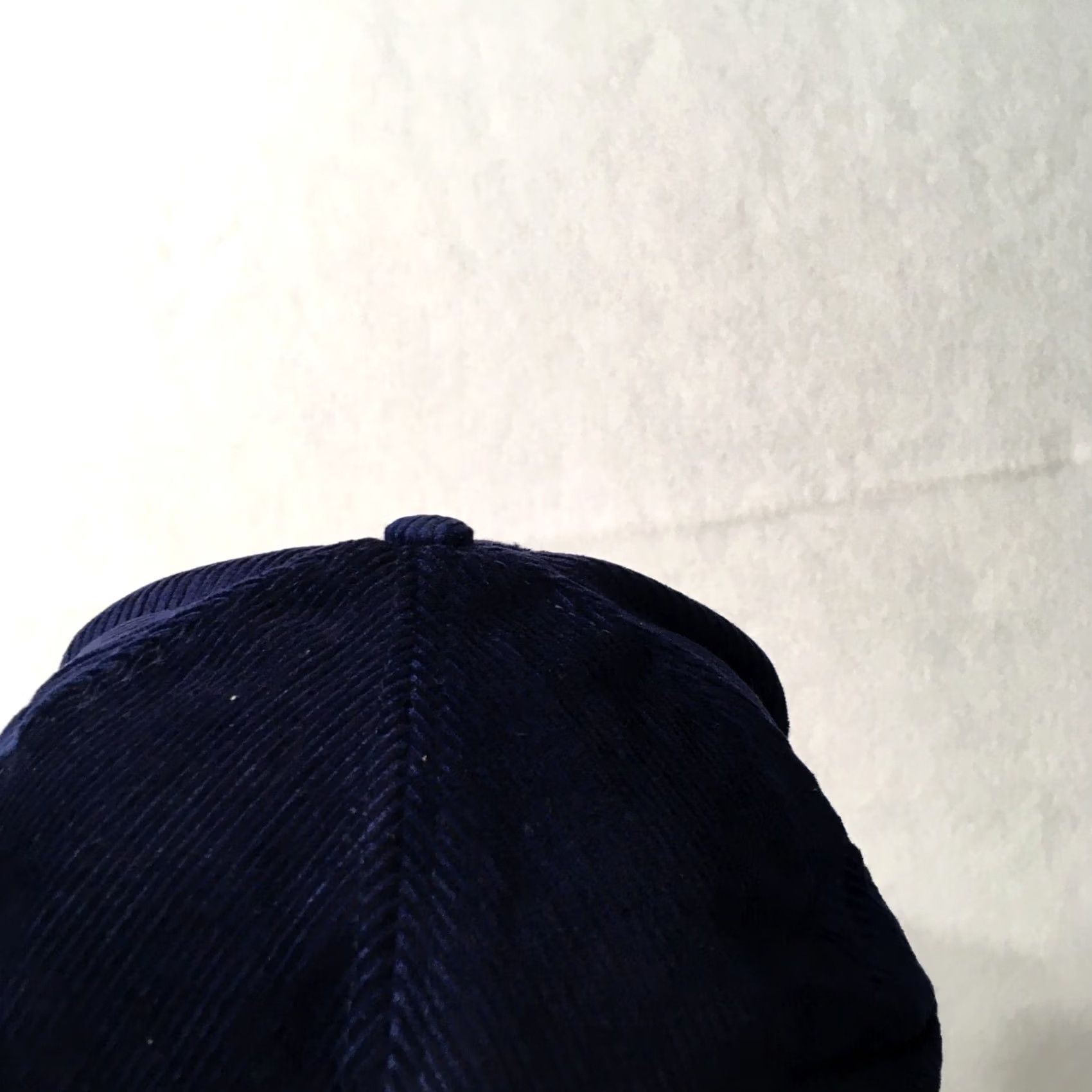 Vintage SNAP BACK Trucker Hat Mens Adjustable Blue corduroy STEAKTH BOMBER COTTON PATCH Size ONE SIZE - 7 Thumbnail
