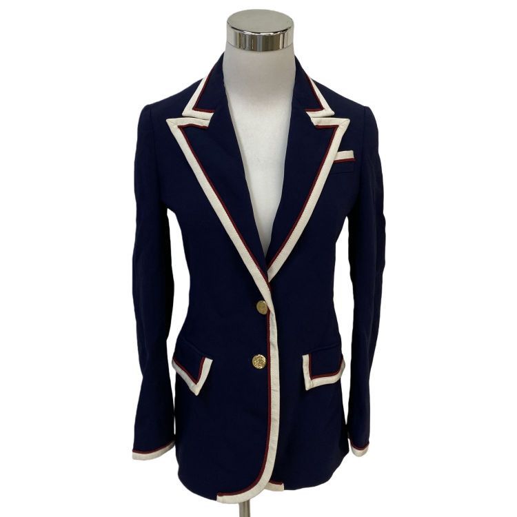 Gucci Gucci Contrast Trim Blazer Size 36 Size XS / US 0-2 / IT 36-38 - 1 Thumbnail