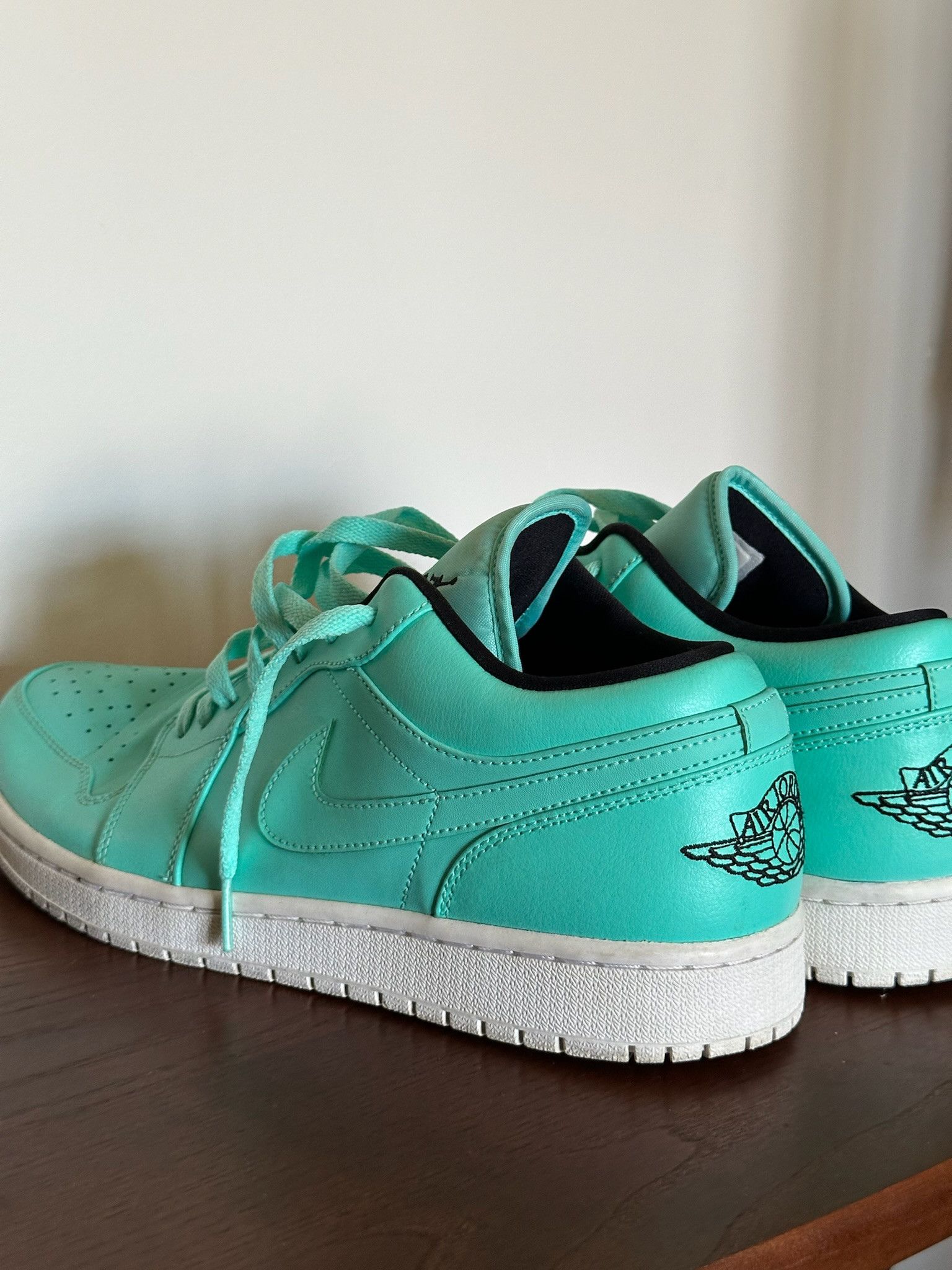 Jordan Brand Air Jordan 1 Low "Hyper Turquoise" Size US 11.5 / EU 44-45 - 2 Thumbnail